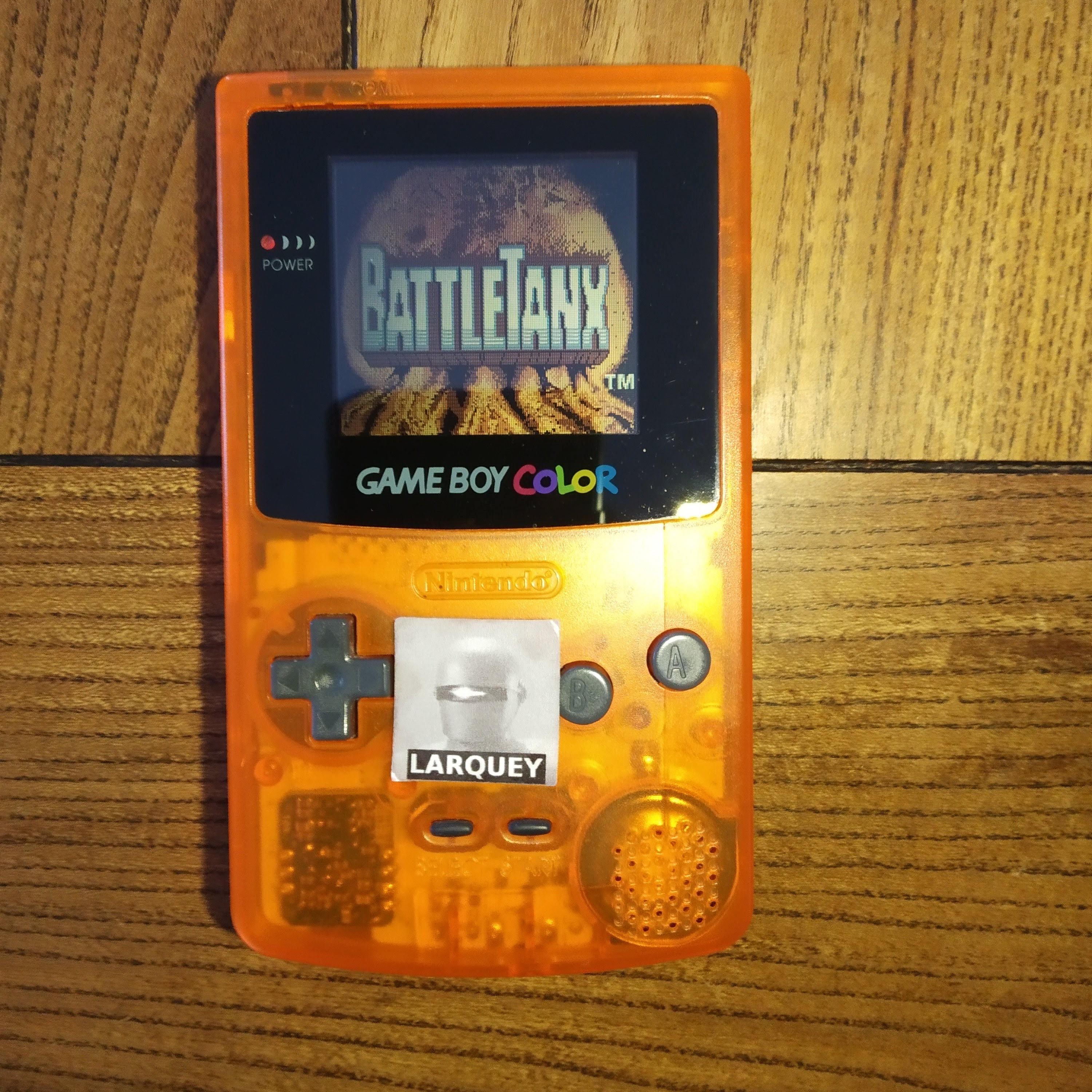 Larquey: Battle Tanx (Game Boy Color) 82,940 points on 2020-06-05 11:55:22