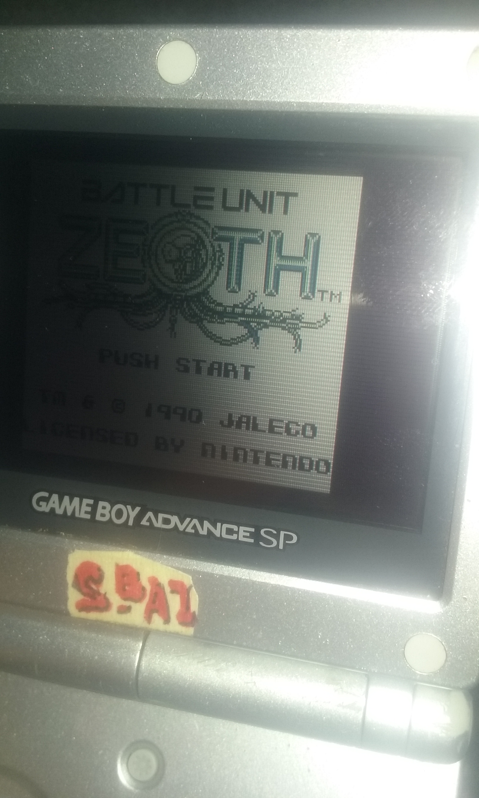 S.BAZ: Battle Unit Zeoth (Game Boy) 23,100 points on 2018-11-30 04:58:39