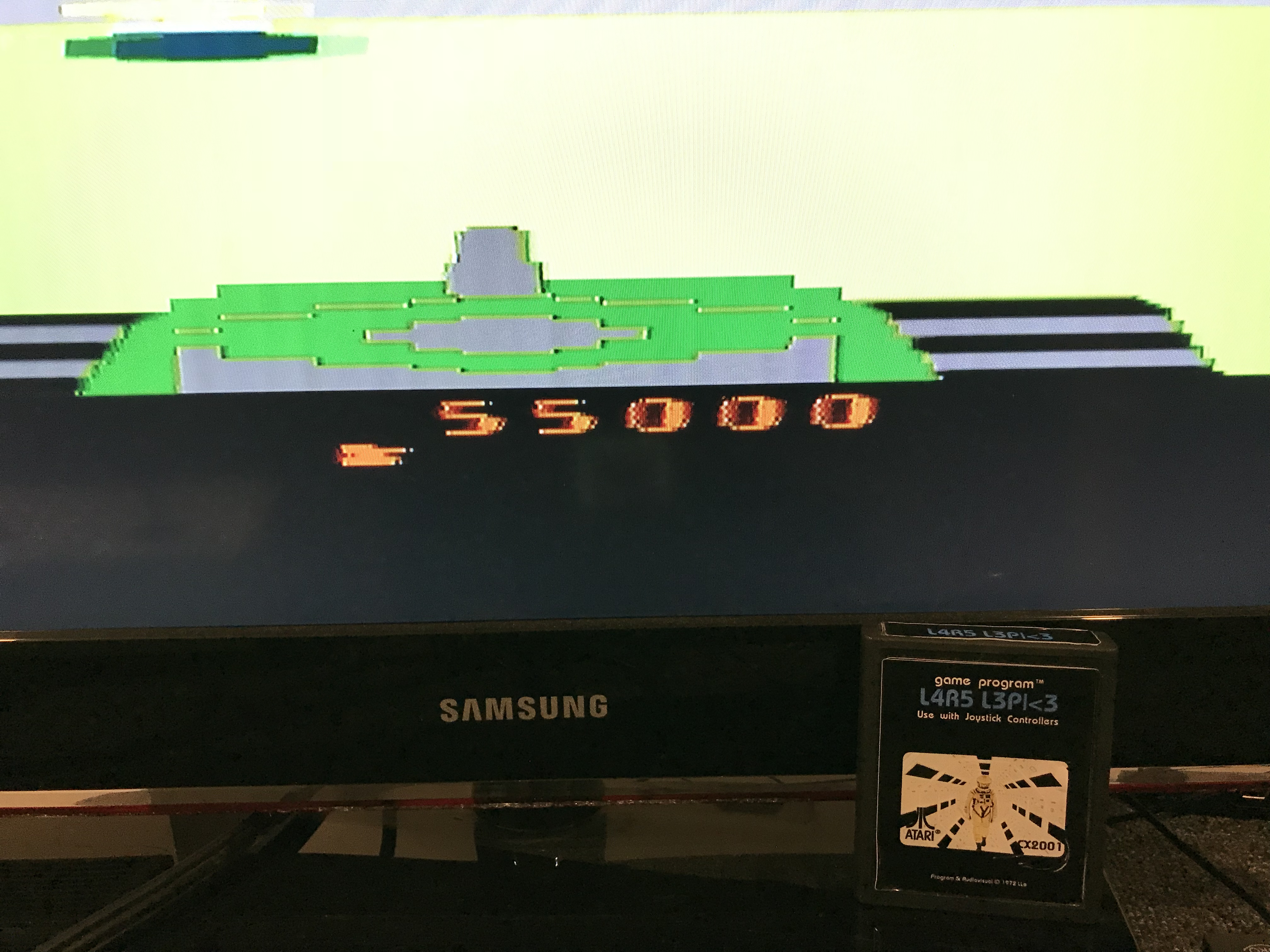 LLe: Battlezone (Atari 2600) 55,000 points on 2018-03-10 12:38:41