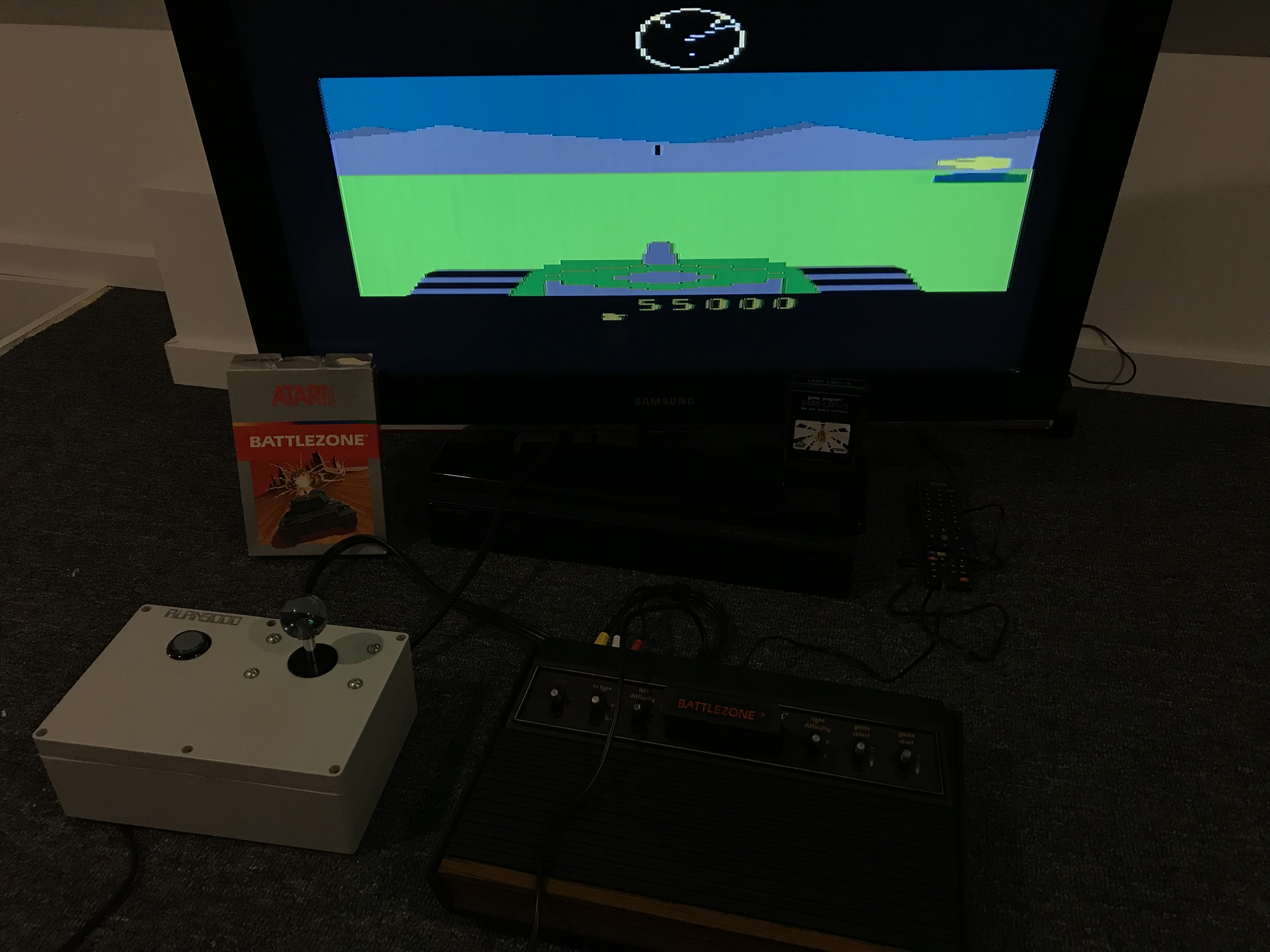 LLe: Battlezone (Atari 2600) 55,000 points on 2018-03-10 12:38:41