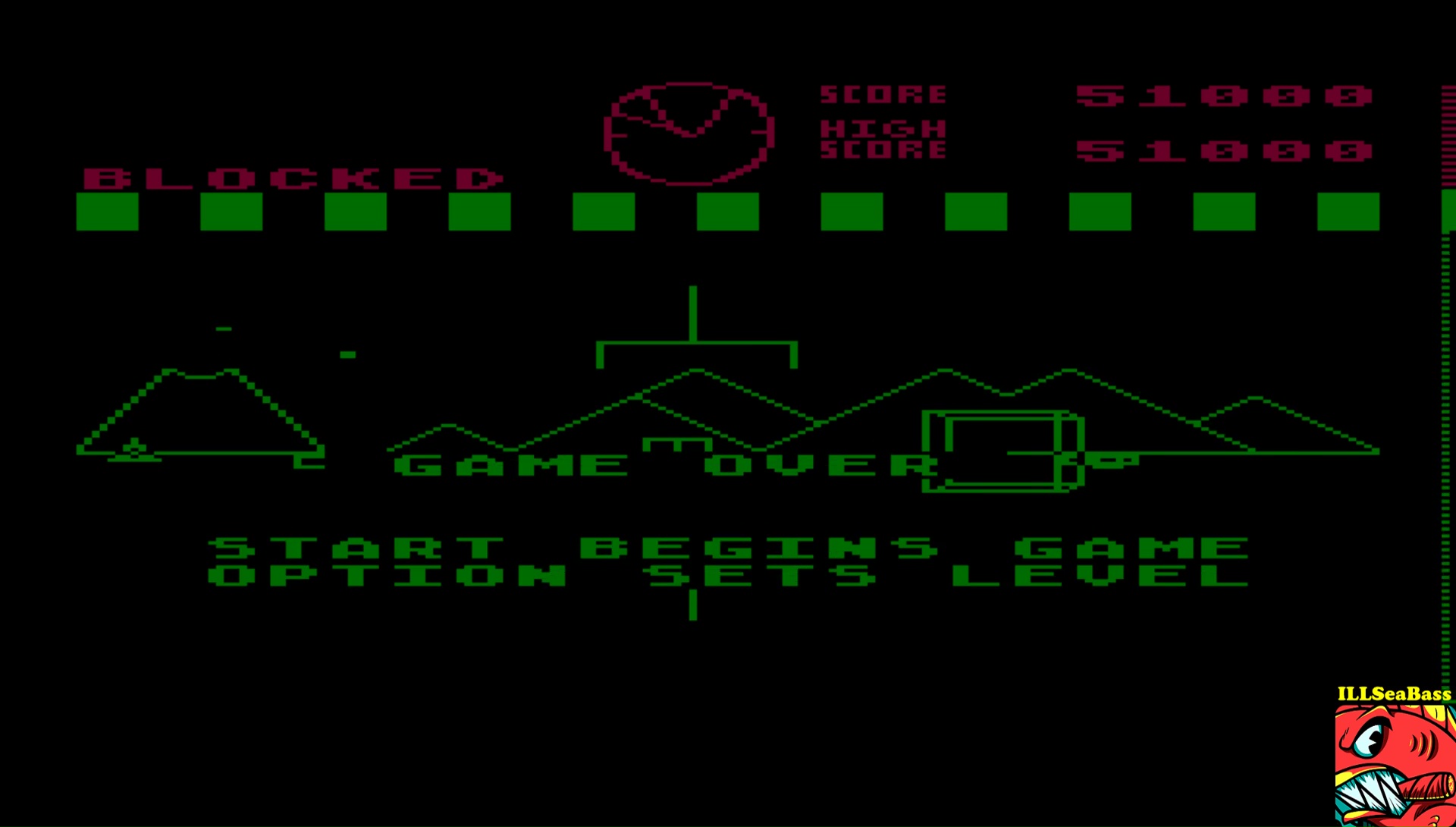 ILLSeaBass: Battlezone (Atari 400/800/XL/XE Emulated) 51,000 points on 2017-08-21 19:41:27