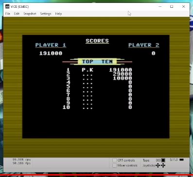 kernzy: Beach Head [Skill 2] (Commodore 64 Emulated) 191,000 points on 2023-02-14 22:49:15