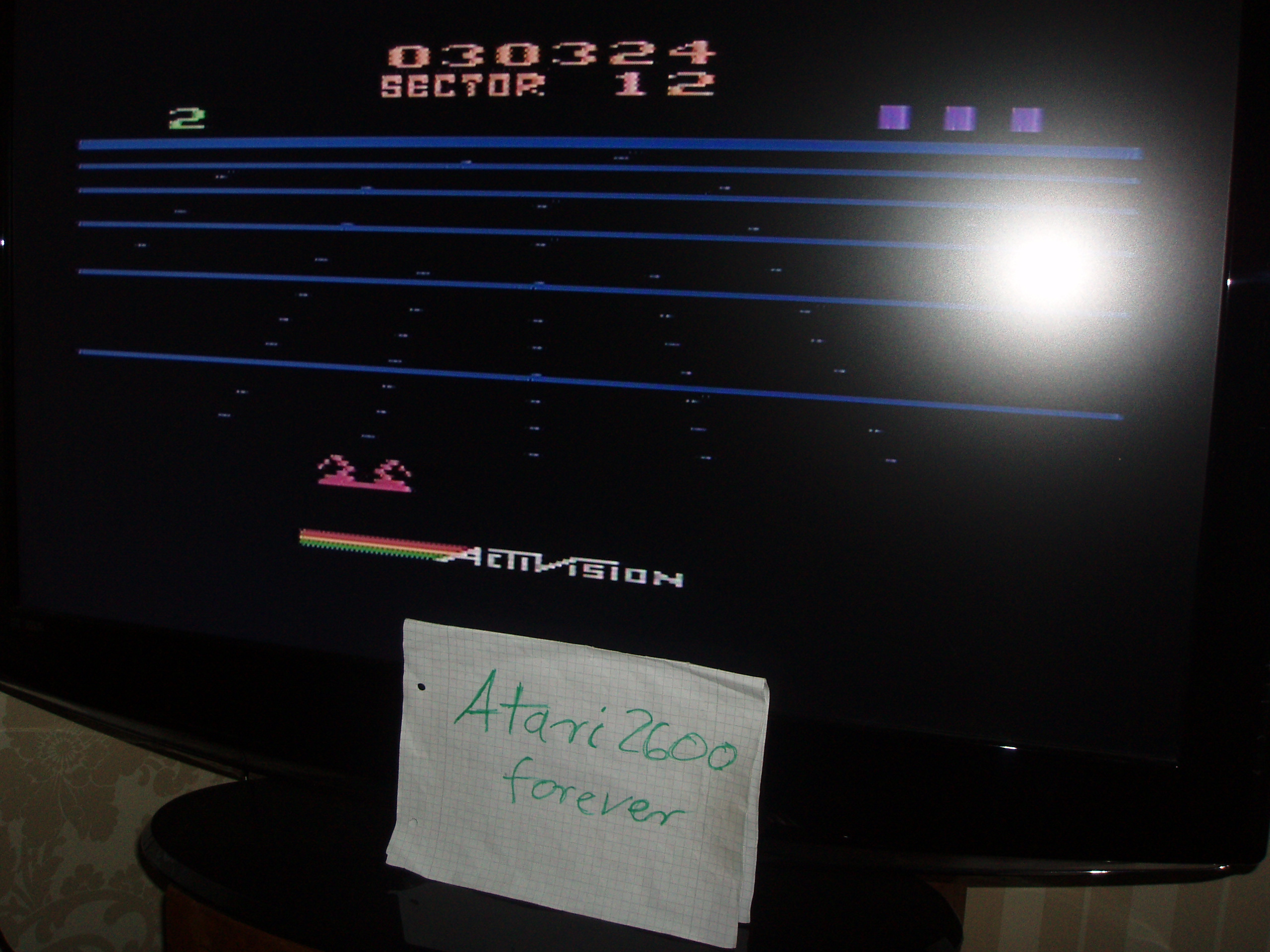 atari2600forever: Beamrider (Atari 2600 Novice/B) 30,324 points on 2017-07-04 02:05:51