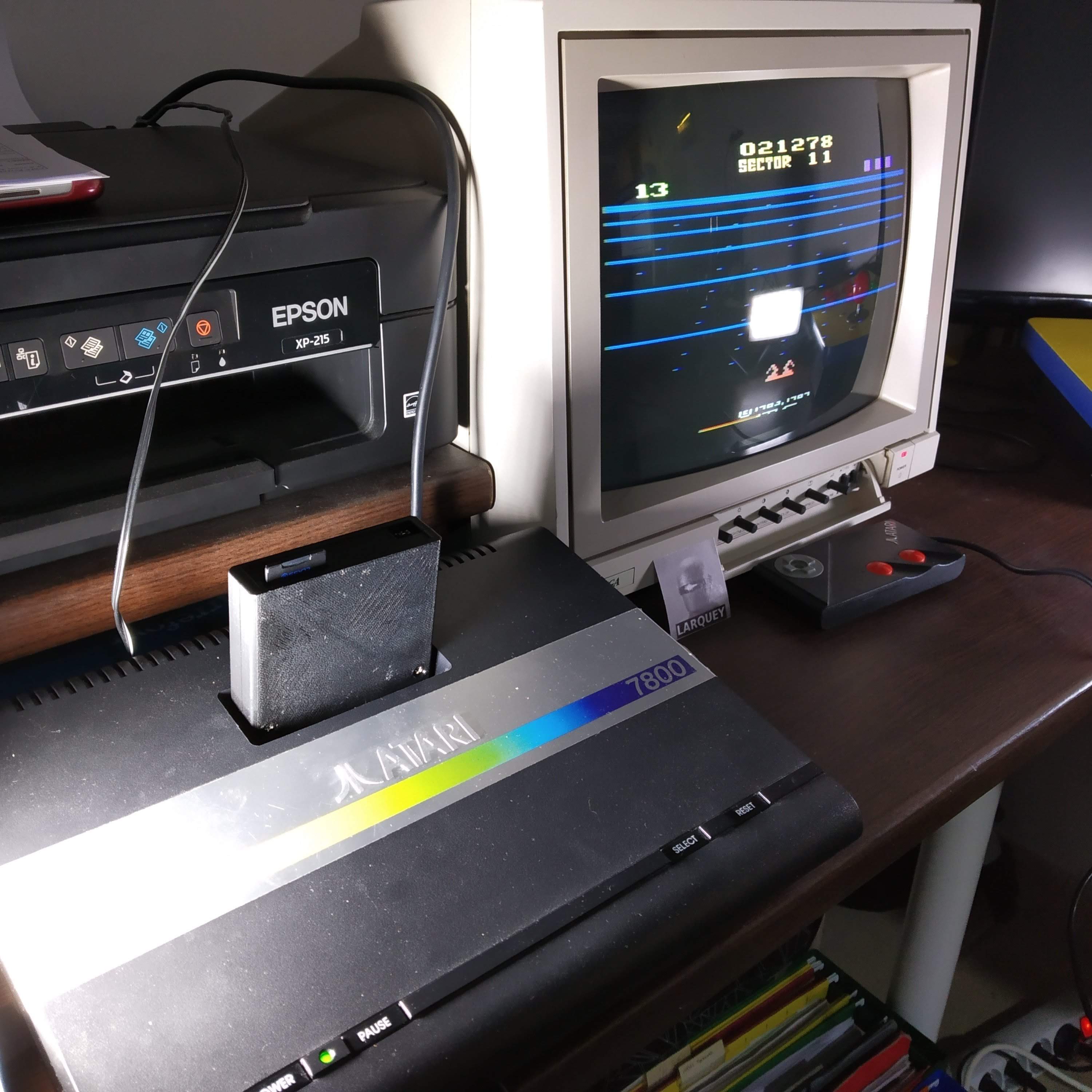 Larquey: Beamrider (Atari 2600 Novice/B) 21,278 points on 2020-06-02 09:04:49