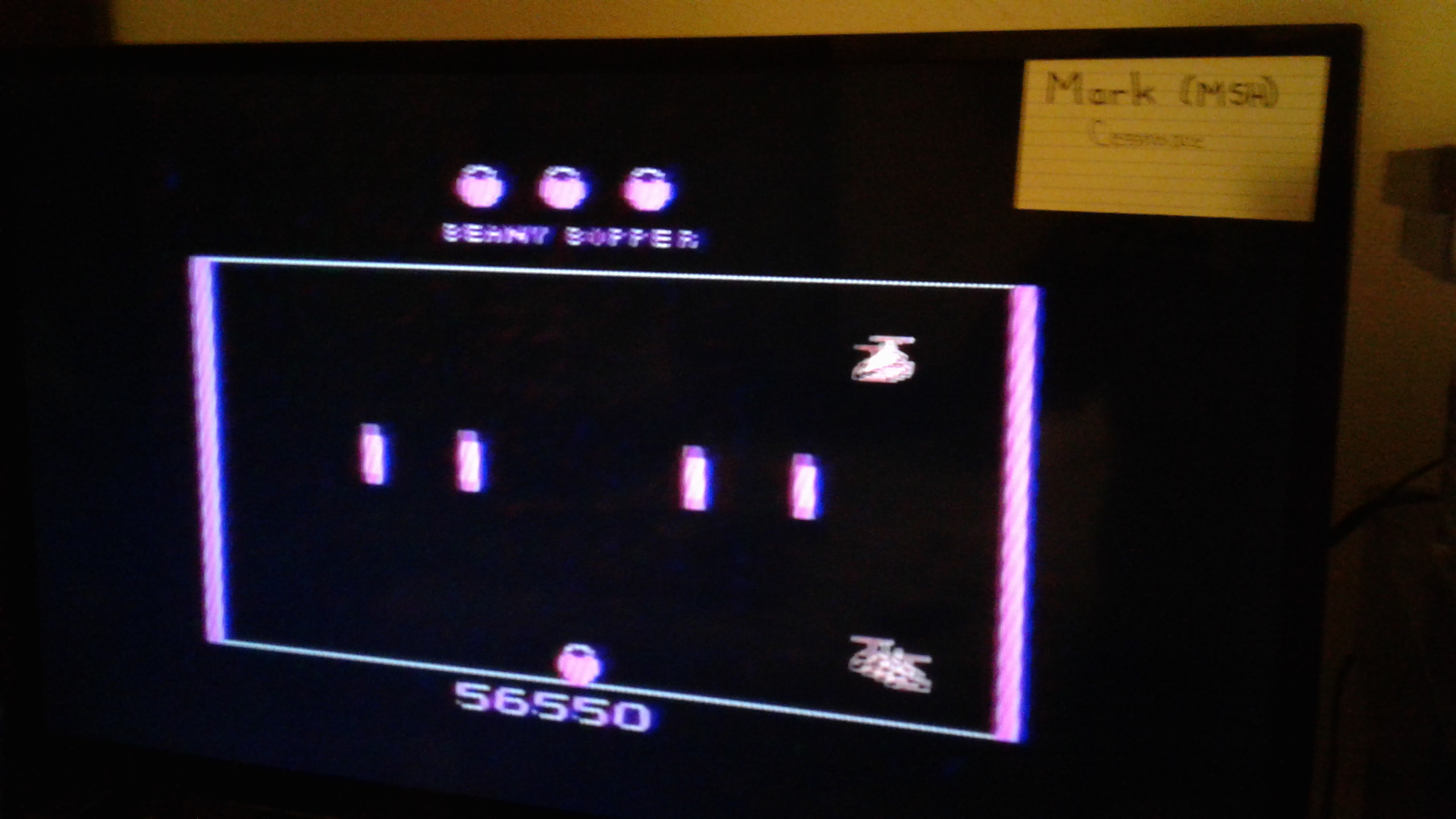 Mark: Beany Bopper (Atari 2600) 56,550 points on 2020-06-01 22:16:15