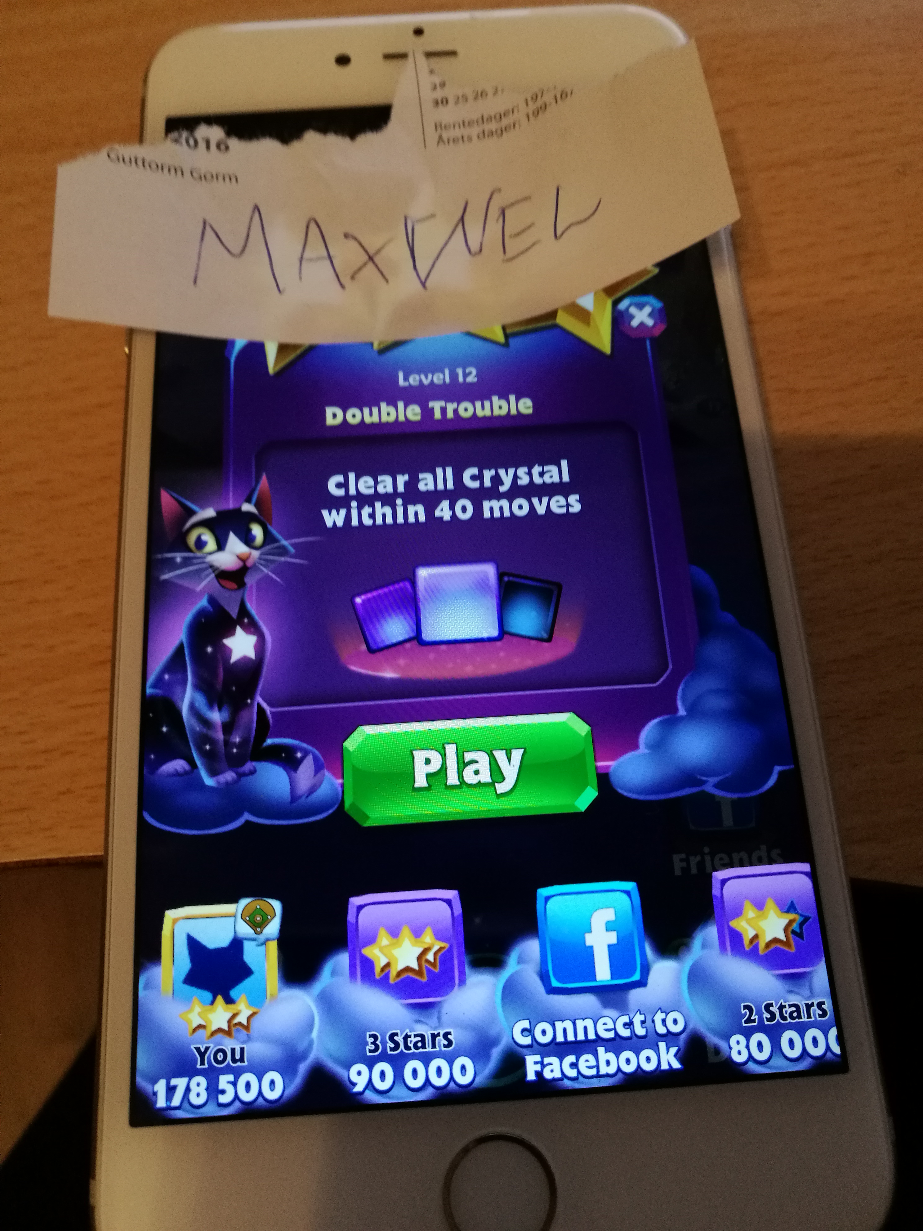 Maxwel: Bejeweled Stars: Level 12 - Double Trouble (iOS) 178,500 points on 2016-08-24 15:27:50