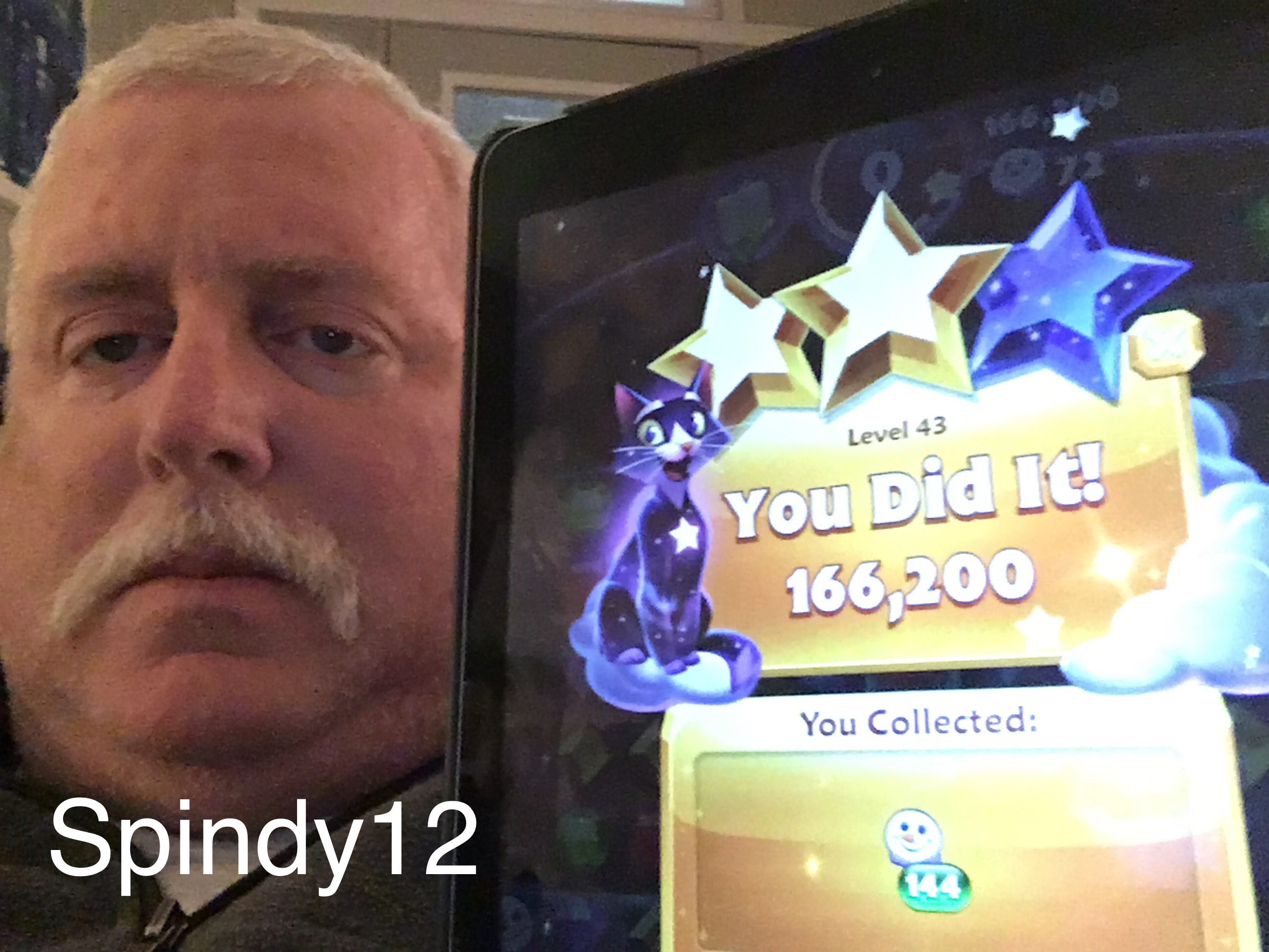 Spindy12: Bejeweled Stars: Level 43: Snaking solutions (iOS) 166,200 points on 2016-12-25 19:34:25