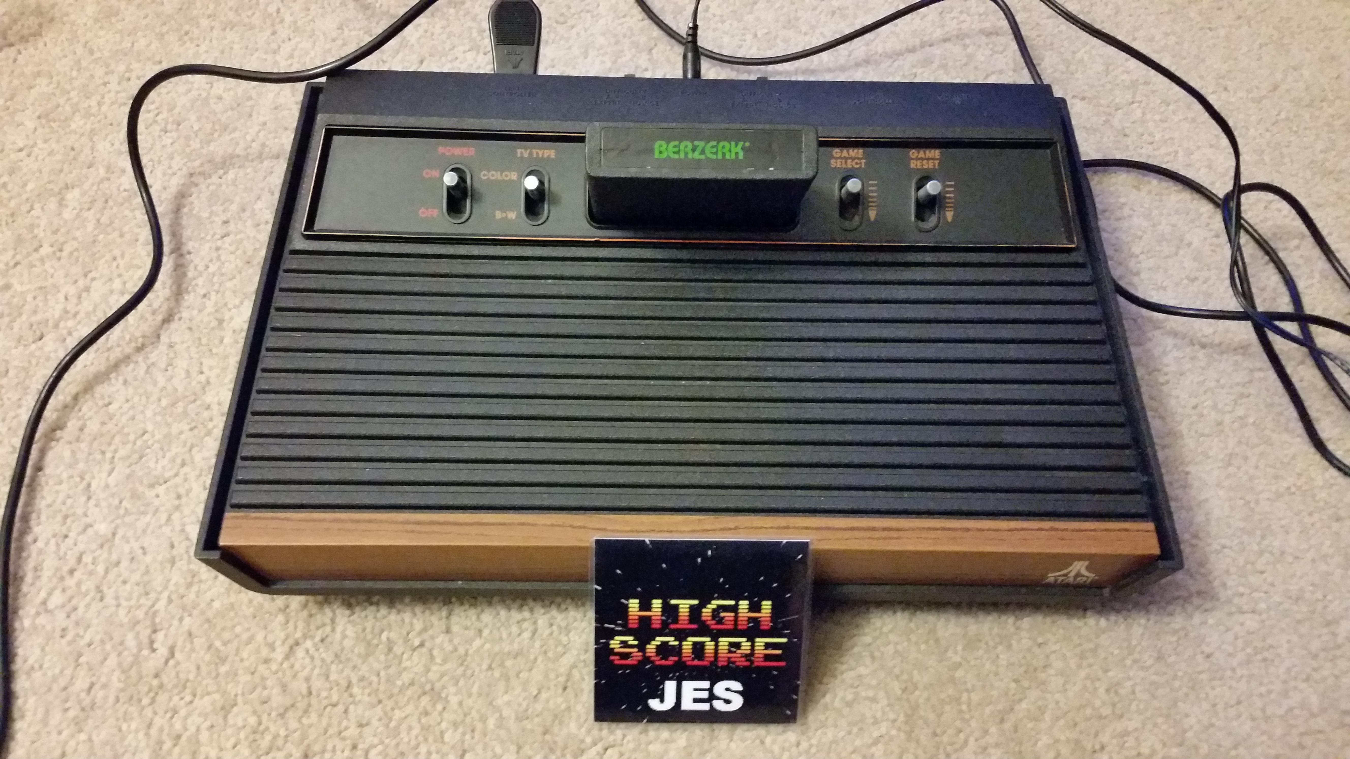 JES: Berzerk: Game 1 (Atari 2600) 4,960 points on 2016-12-19 21:22:00