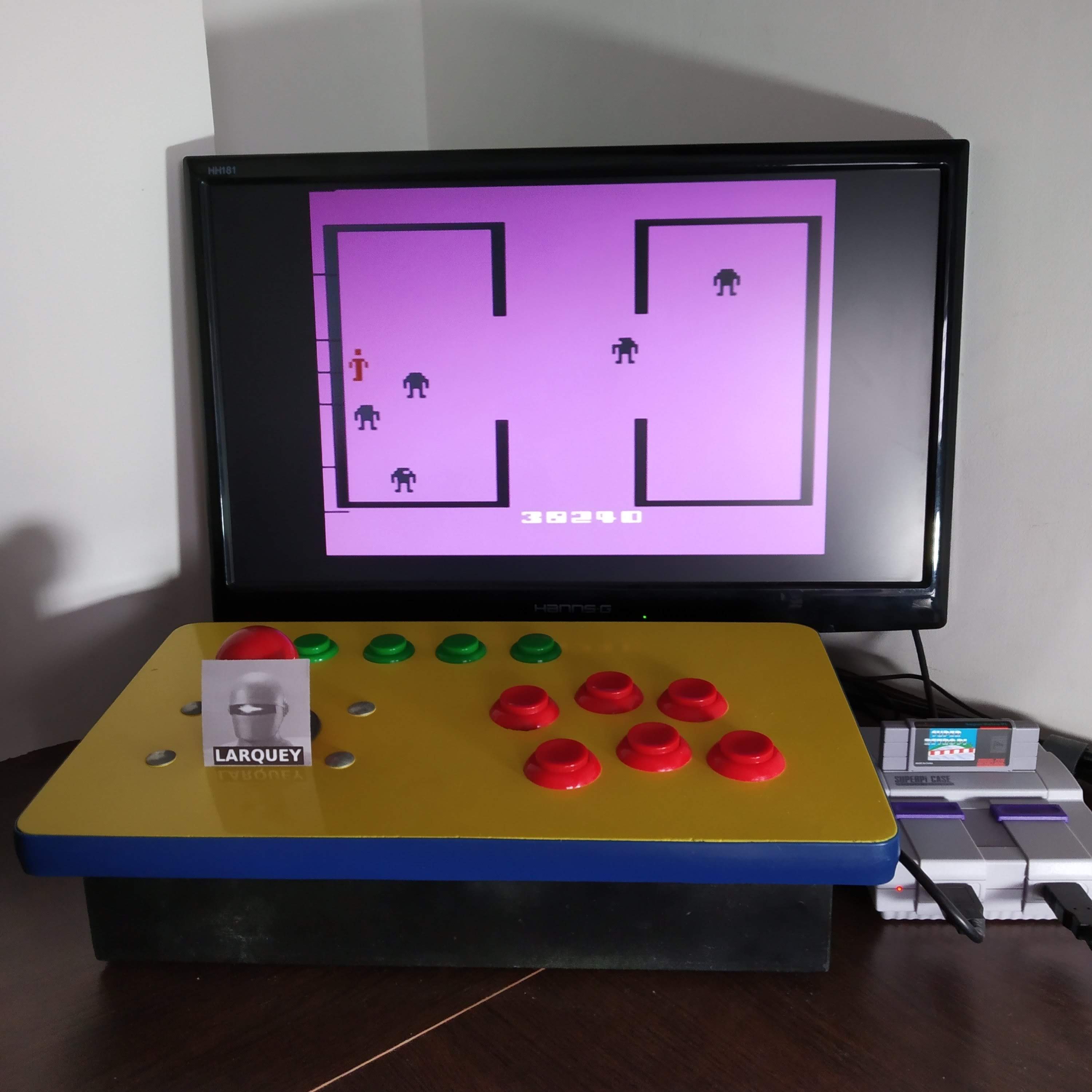 Larquey: Berzerk: Game 1 (Atari 2600 Emulated) 38,240 points on 2020-06-23 13:24:41
