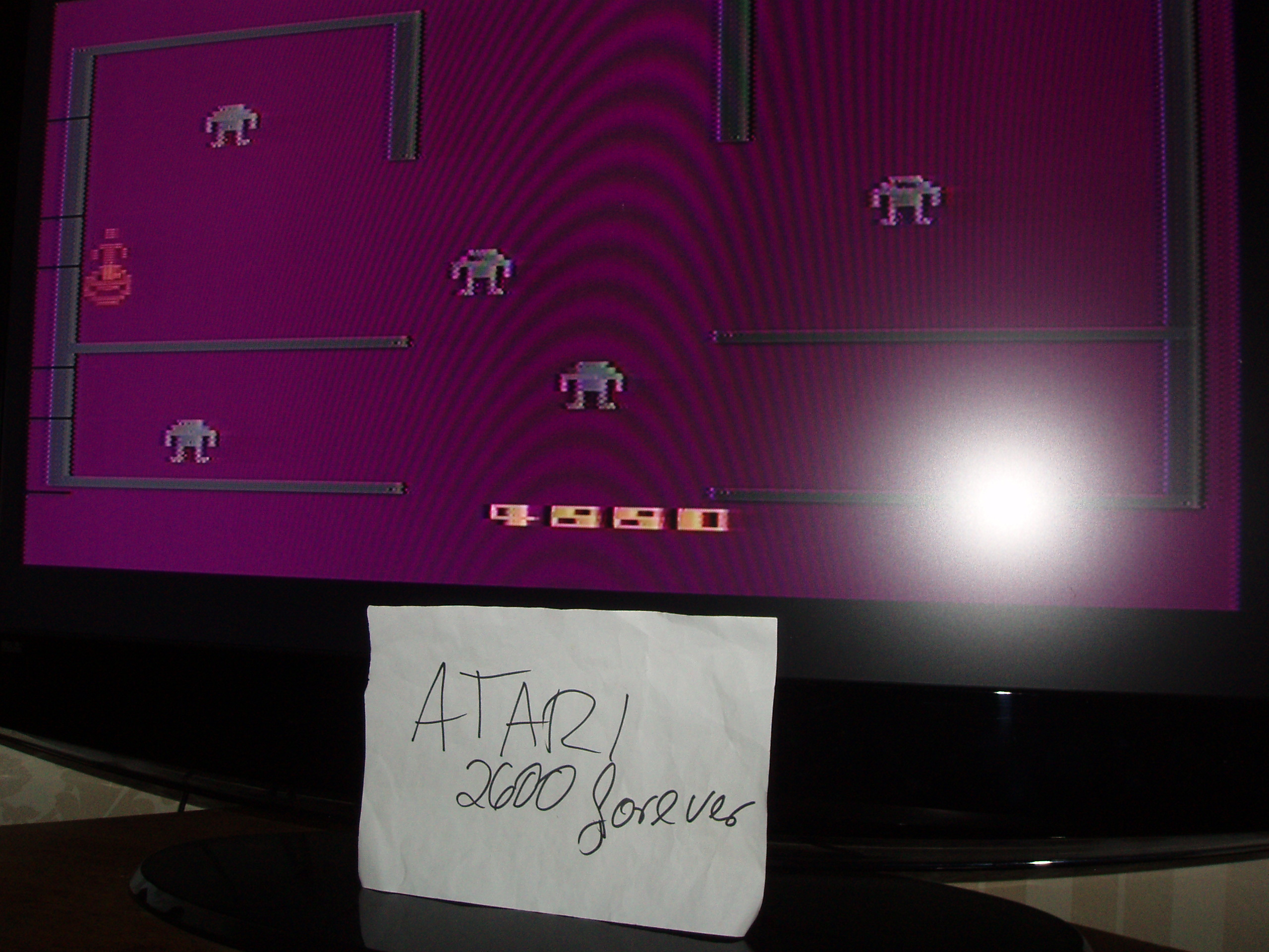 atari2600forever: Berzerk: Game 2 (Atari 2600) 4,880 points on 2019-02-25 02:14:43