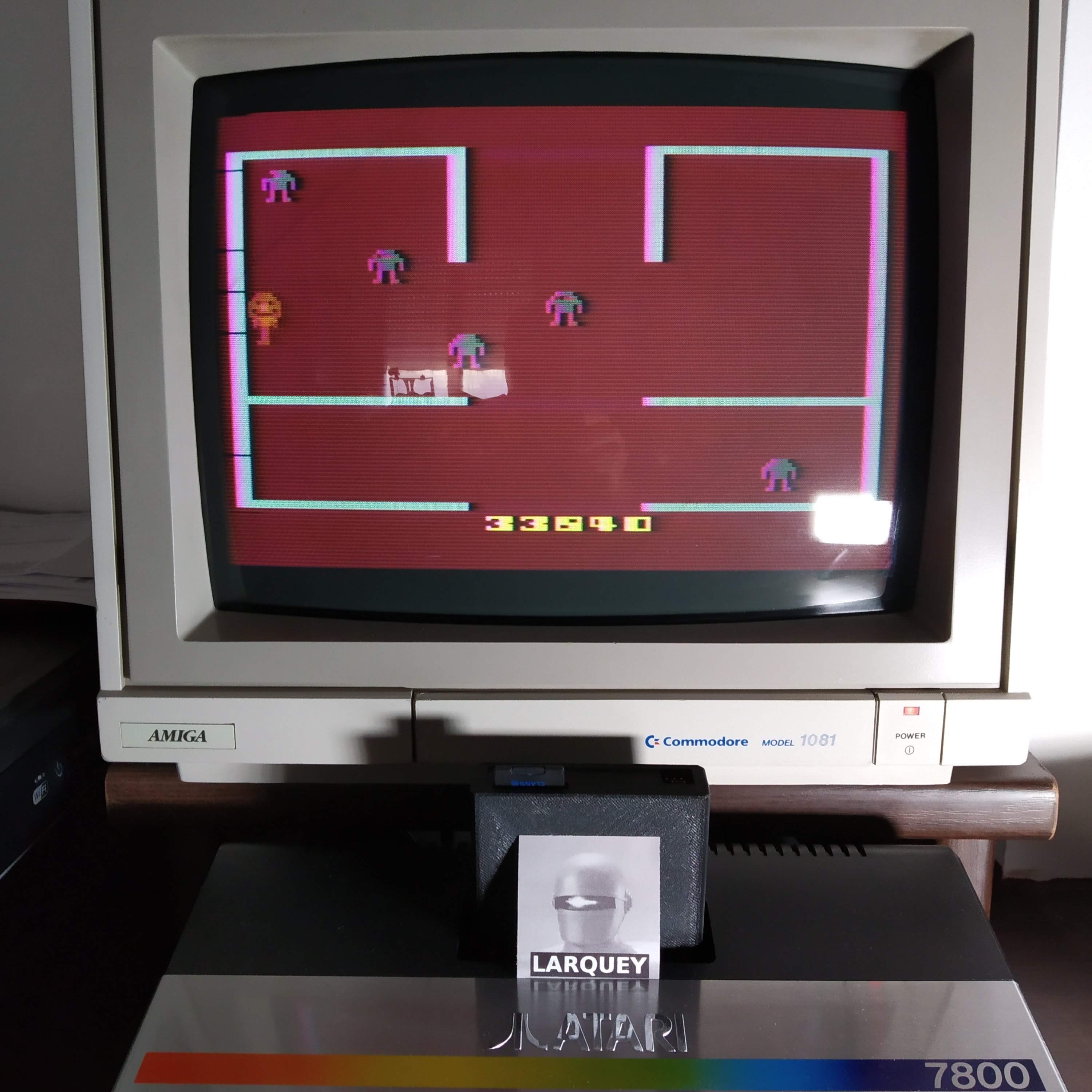 Larquey: Berzerk: Game 3 (Atari 2600) 33,840 points on 2020-06-27 06:39:32