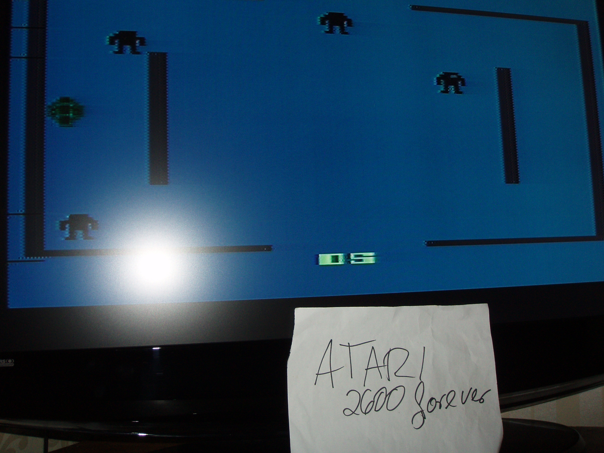 atari2600forever: Berzerk: Game 5 (Atari 2600) 5,500 points on 2019-01-12 04:21:24