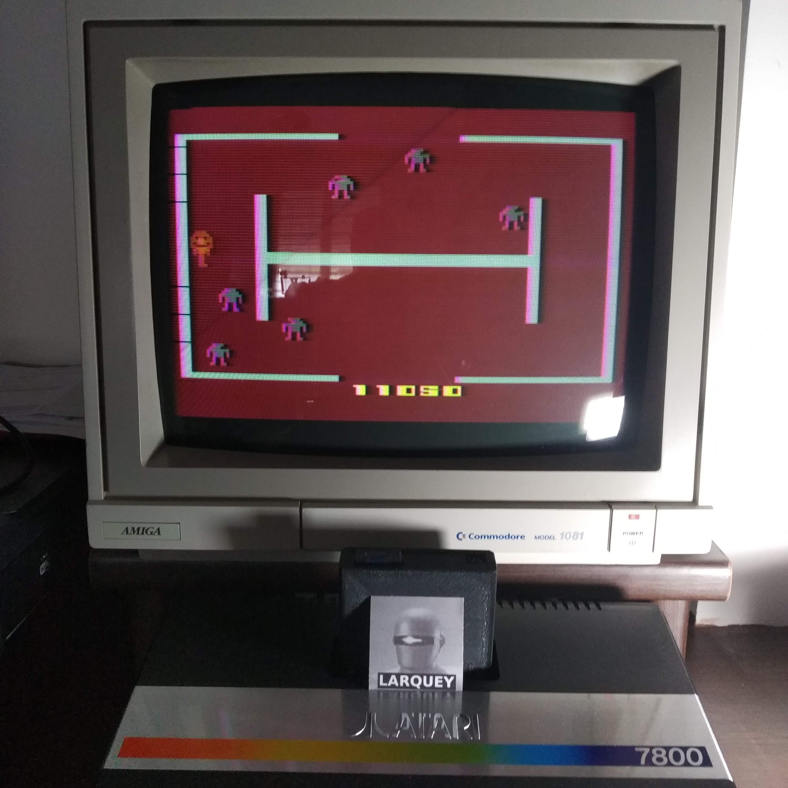 Larquey: Berzerk: Game 5 (Atari 2600) 11,050 points on 2020-06-27 12:55:43