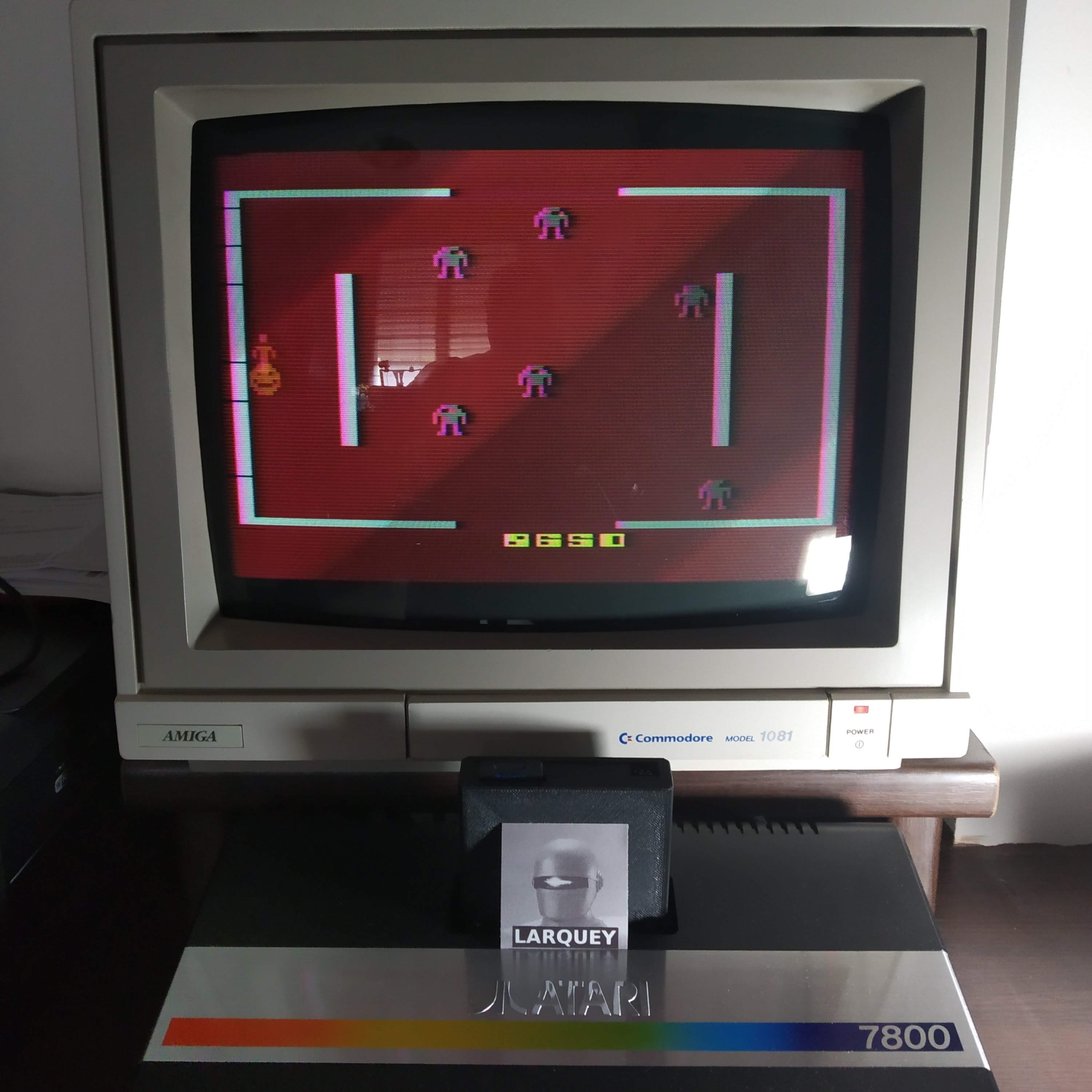 Larquey: Berzerk: Game 8 (Atari 2600) 8,650 points on 2020-06-28 01:15:02