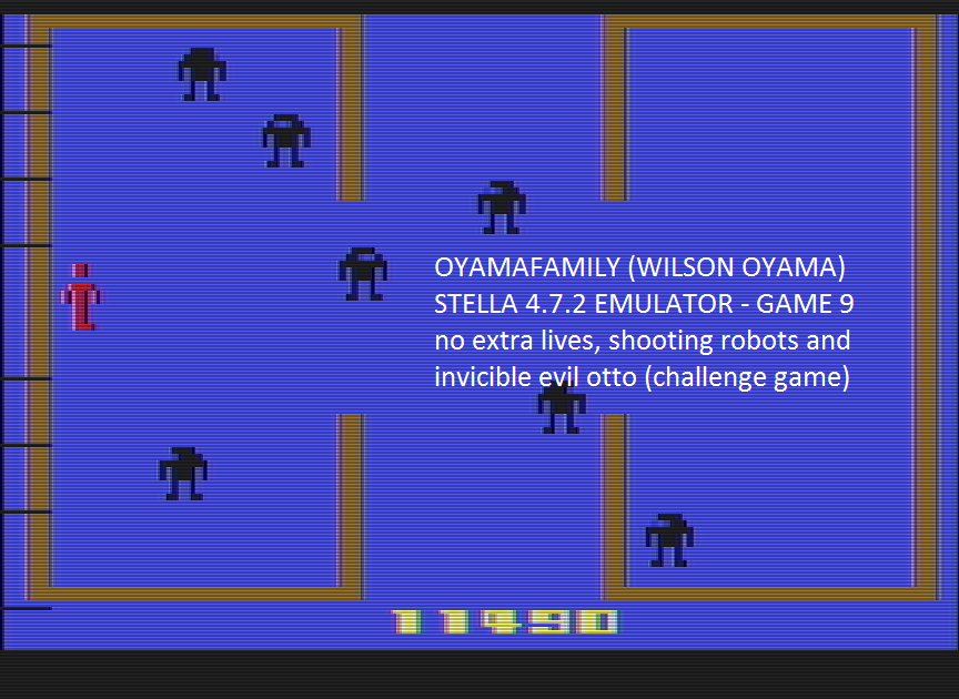 oyamafamily: Berzerk: Game 9 (Atari 2600 Emulated) 11,490 points on 2016-07-19 17:17:23