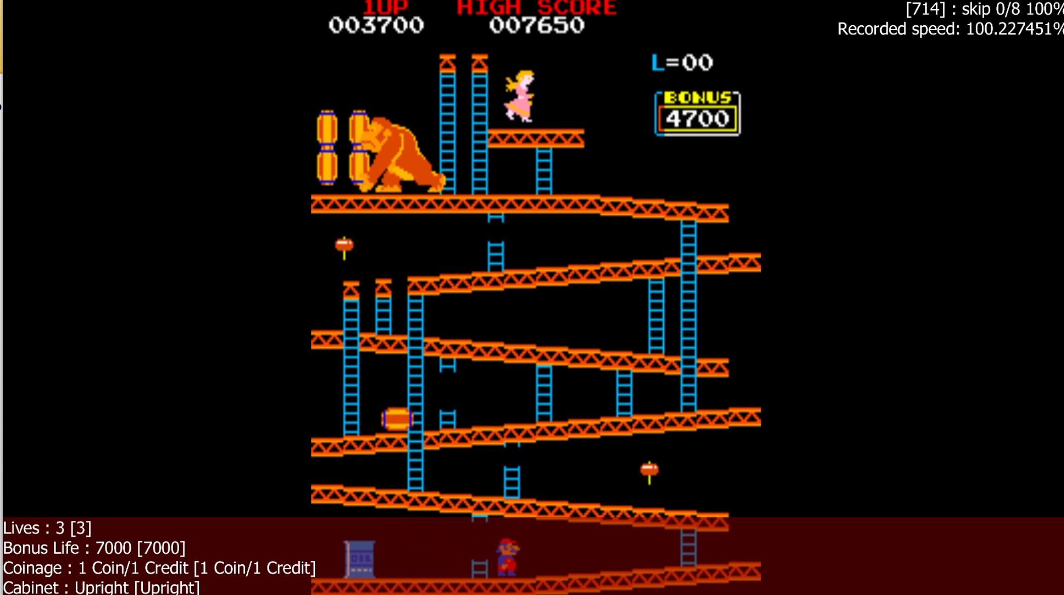 LuigiRuffolo: Big Kong [bigkong] (Arcade Emulated / M.A.M.E.) 10,000 points on 2023-12-04 04:14:32