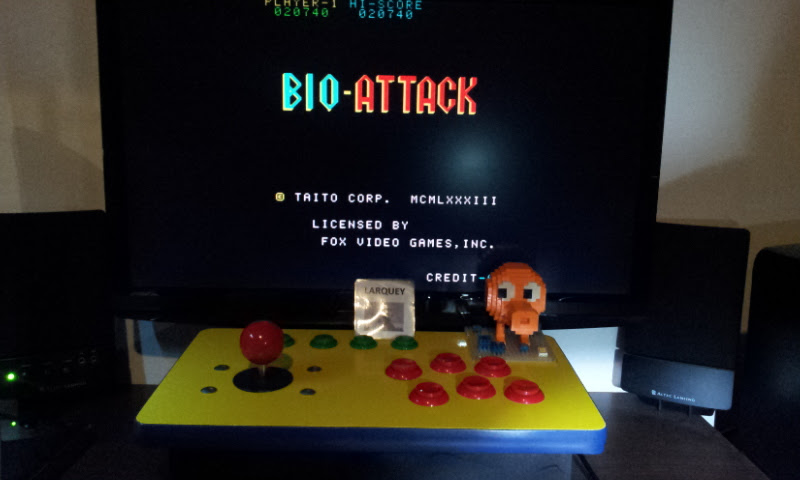 Bio Attack [bioatack] (Arcade Emulated / M.A.M.E.) high score by Larquey