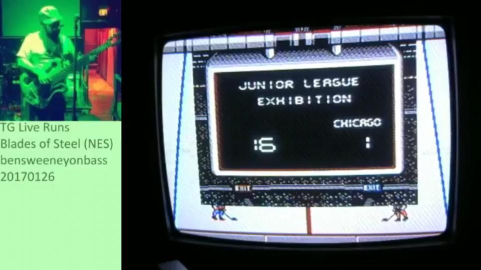 bensweeneyonbass: Blades Of Steel [Junior, Goal Differential] (NES/Famicom) 15 points on 2017-03-28 22:09:32