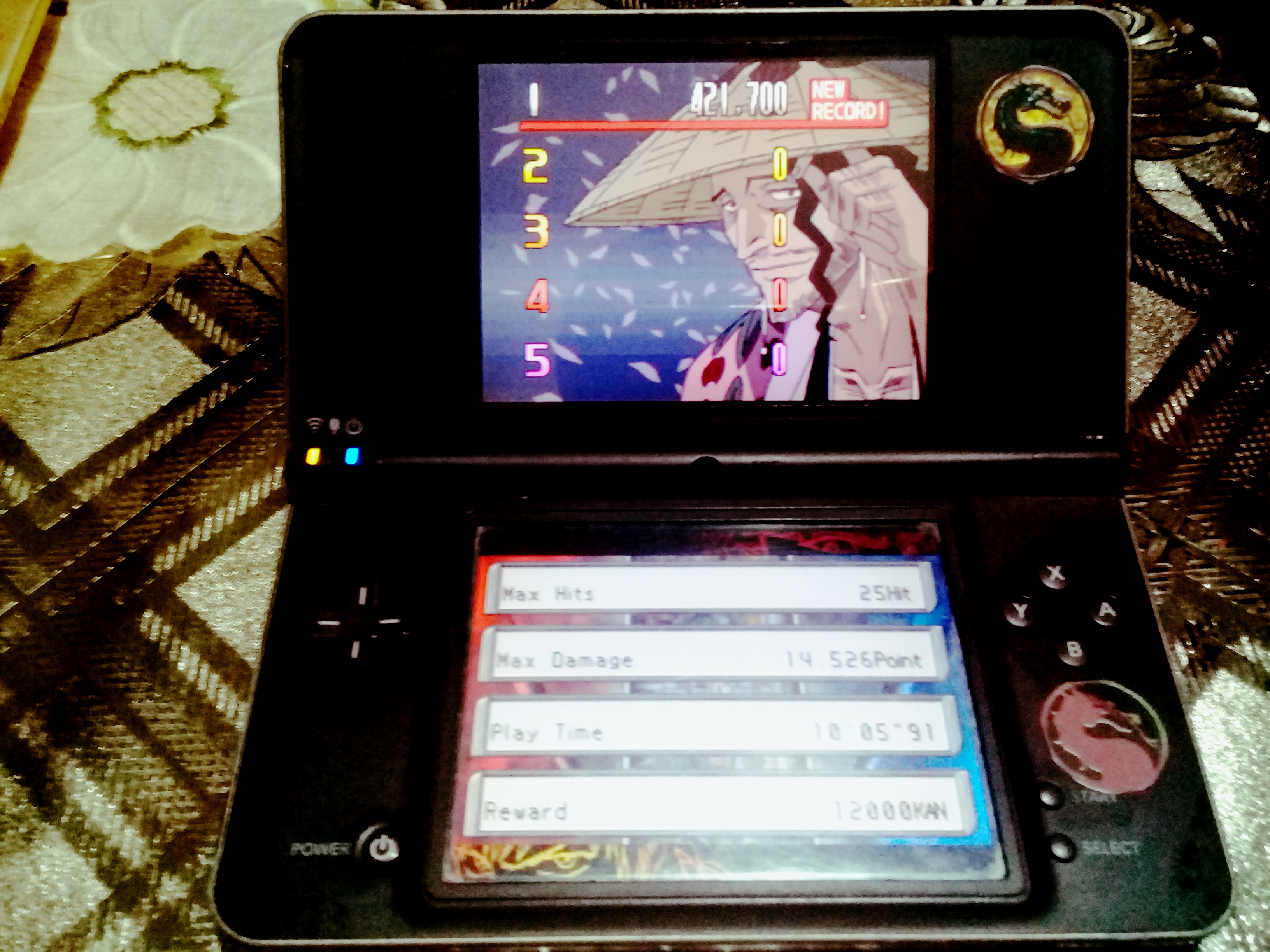omargeddon: Bleach: The Blade Of Fate: Arcade Mode: Kyoraku [Normal] (Nintendo DS) 421,700 points on 2020-10-05 09:55:37