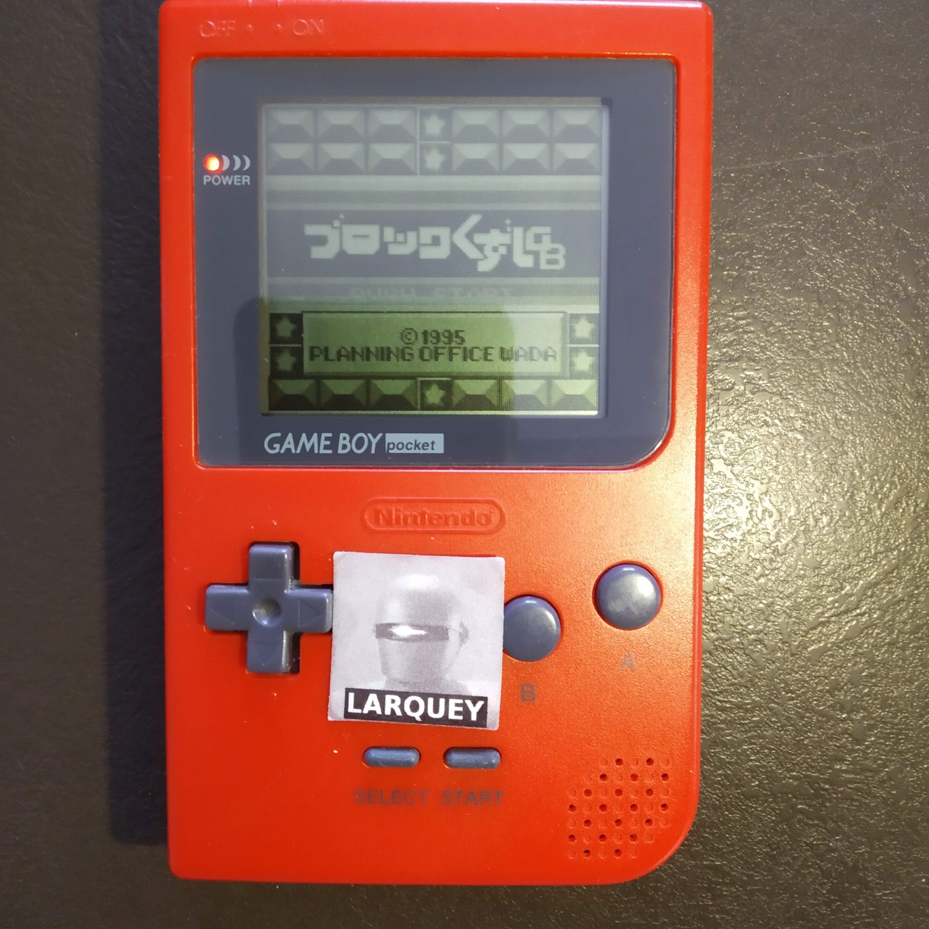Larquey: Block Kuzushi (Game Boy) 44,200 points on 2020-05-25 02:44:42