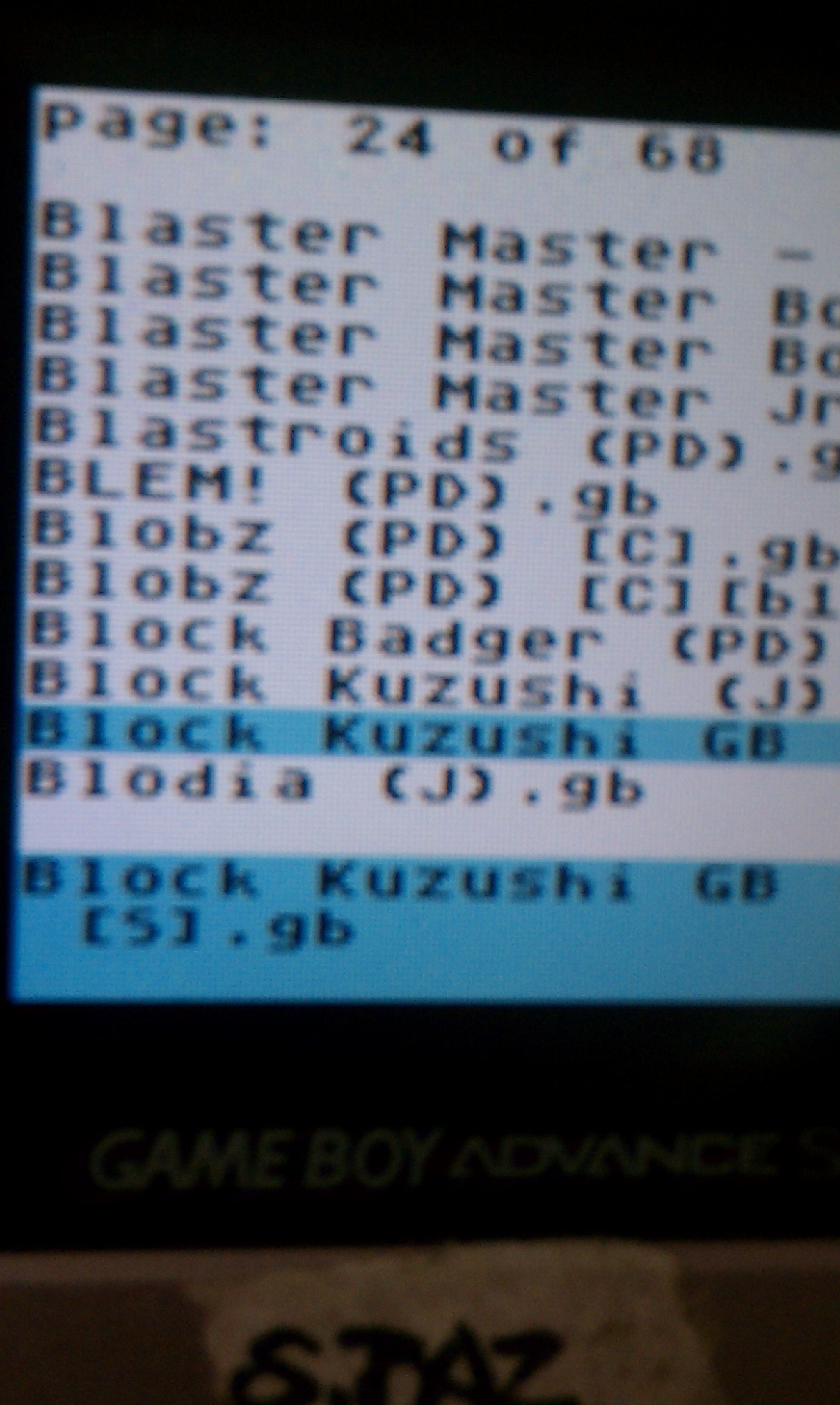 S.BAZ: Block Kuzushi (Game Boy) 39,850 points on 2020-06-04 14:09:52