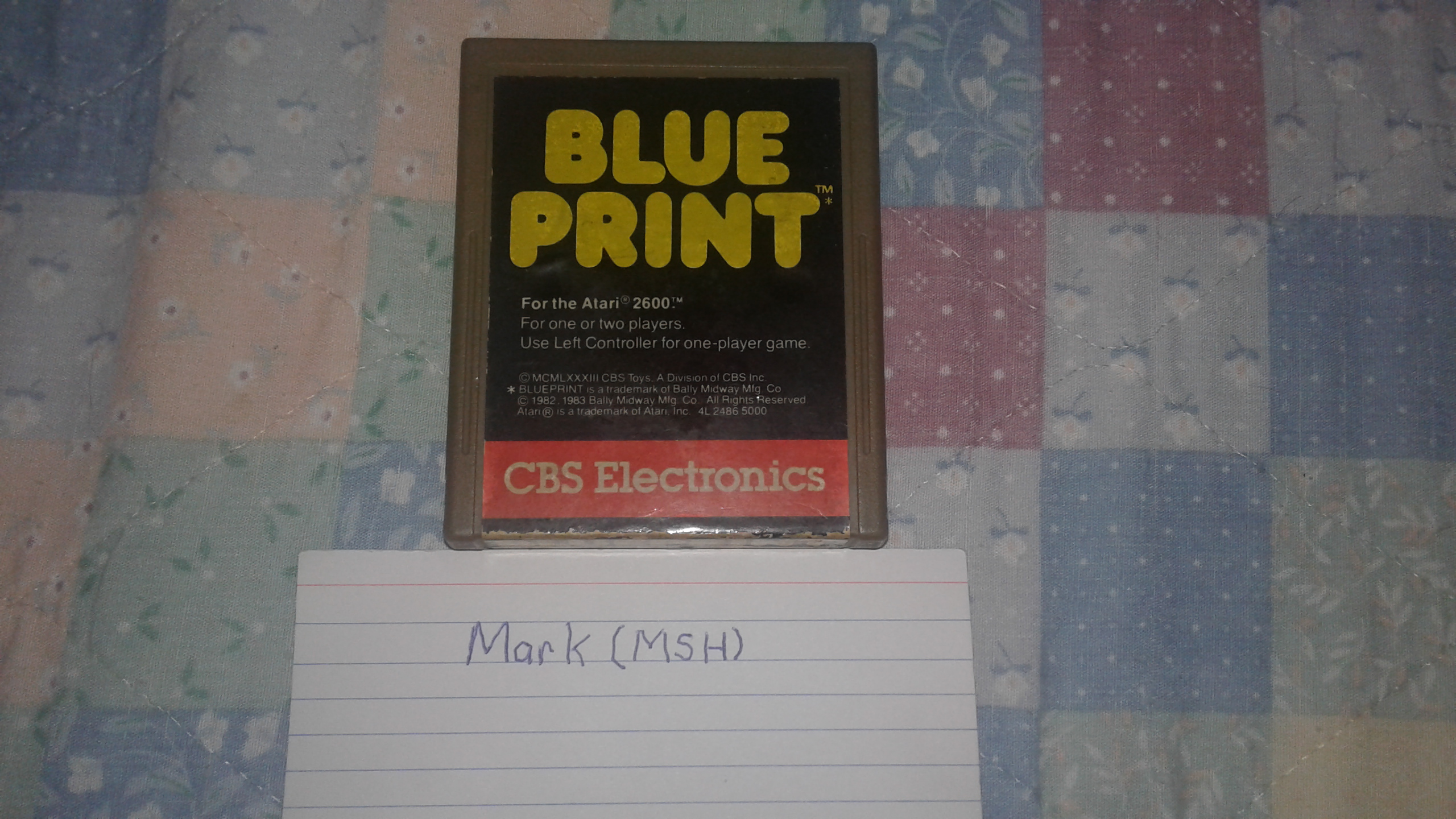 Mark: Blue Print (Atari 2600) 225 points on 2019-03-03 00:38:56