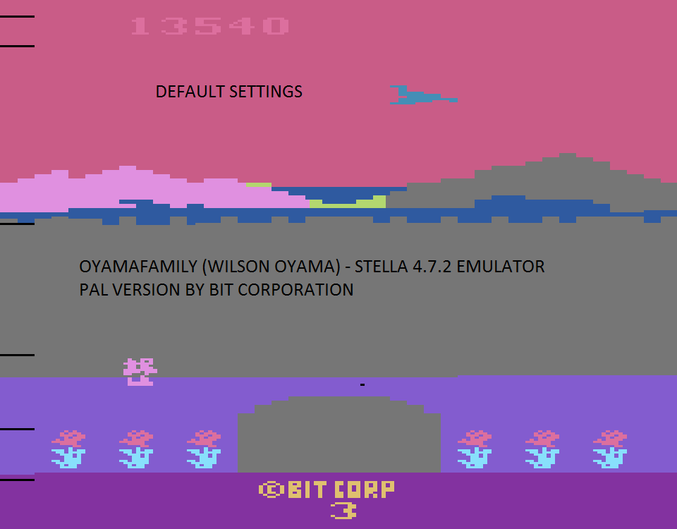 oyamafamily: Bobby Is Going Home (Atari 2600 Emulated Novice/B Mode) 13,540 points on 2017-02-07 17:03:50