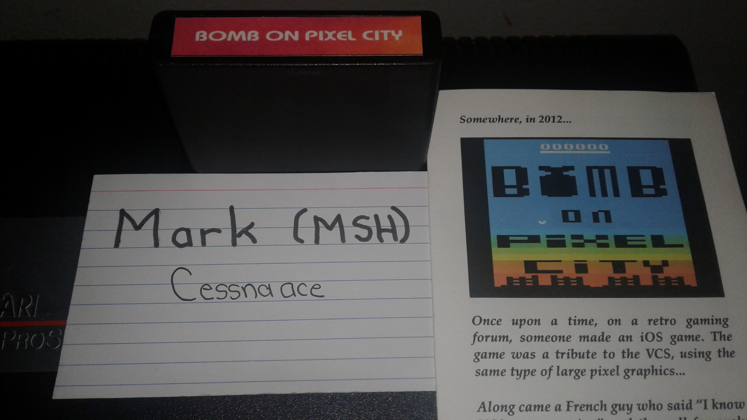 Mark: Bomb on Pixel City (Atari 2600 Novice/B) 22,550 points on 2019-06-06 02:52:01