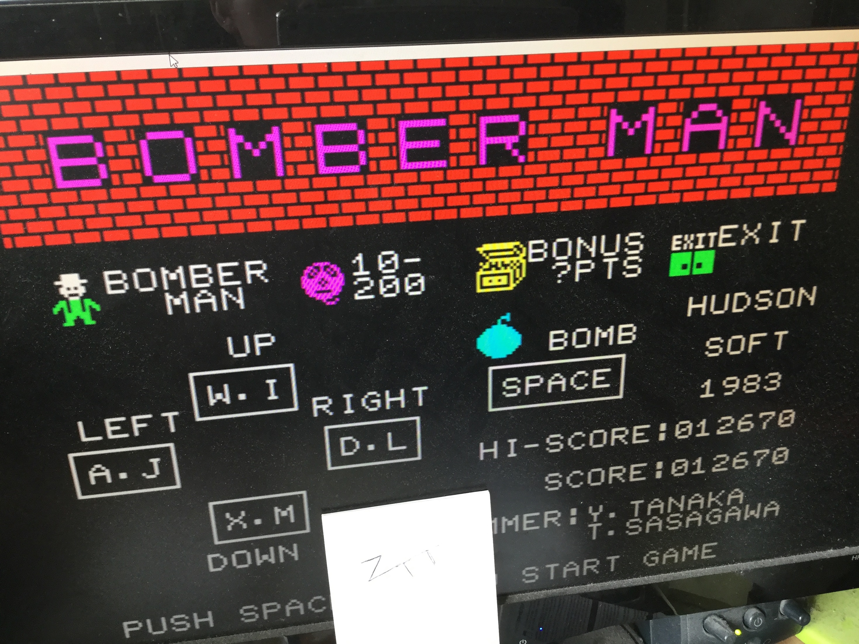Frankie: Bomberman [Hudson Soft] (ZX Spectrum Emulated) 12,670 points on 2021-03-21 06:14:03