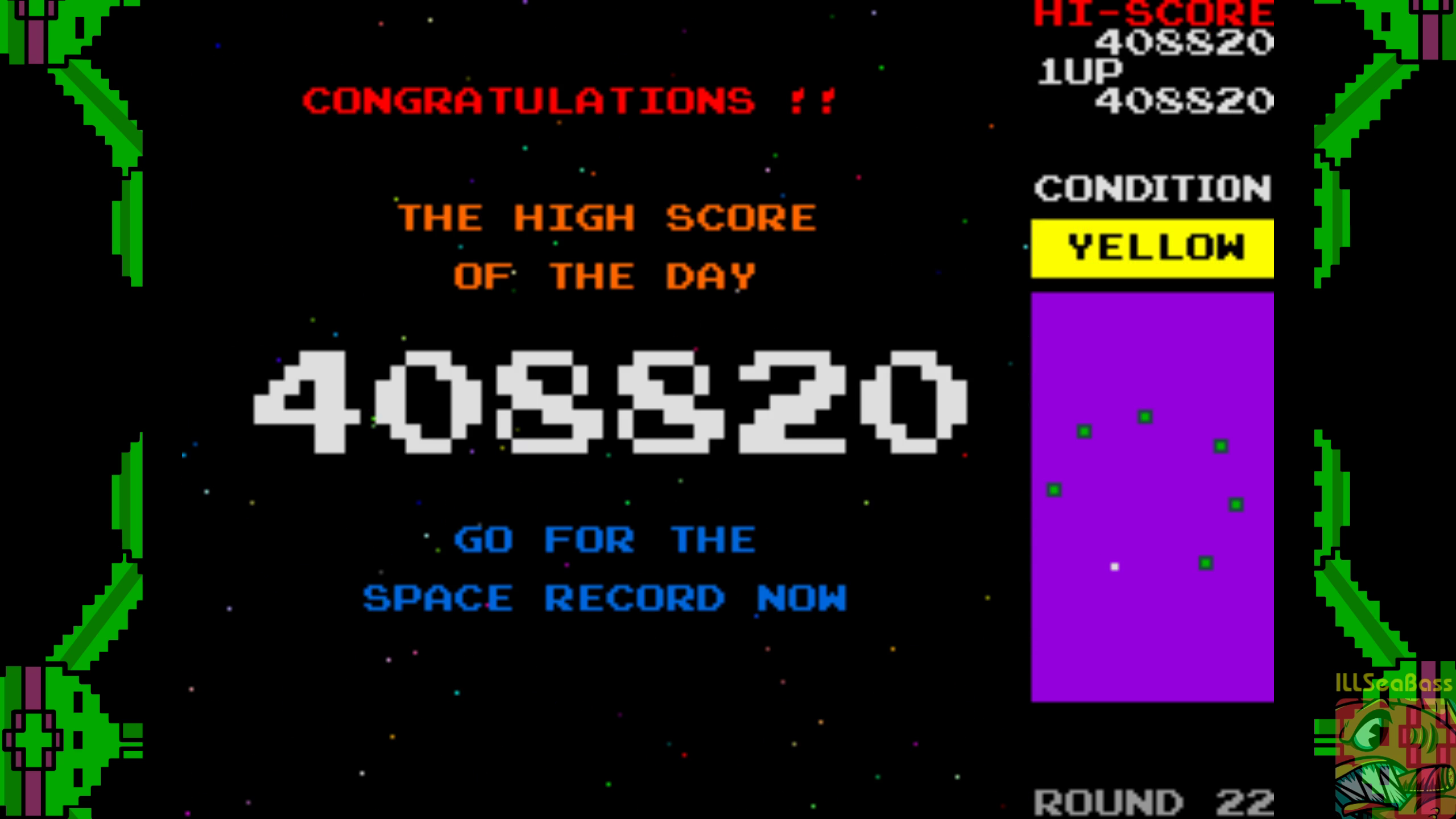ILLSeaBass: Bosconian (Arcade Emulated / M.A.M.E.) 408,820 points on 2019-01-13 01:36:48