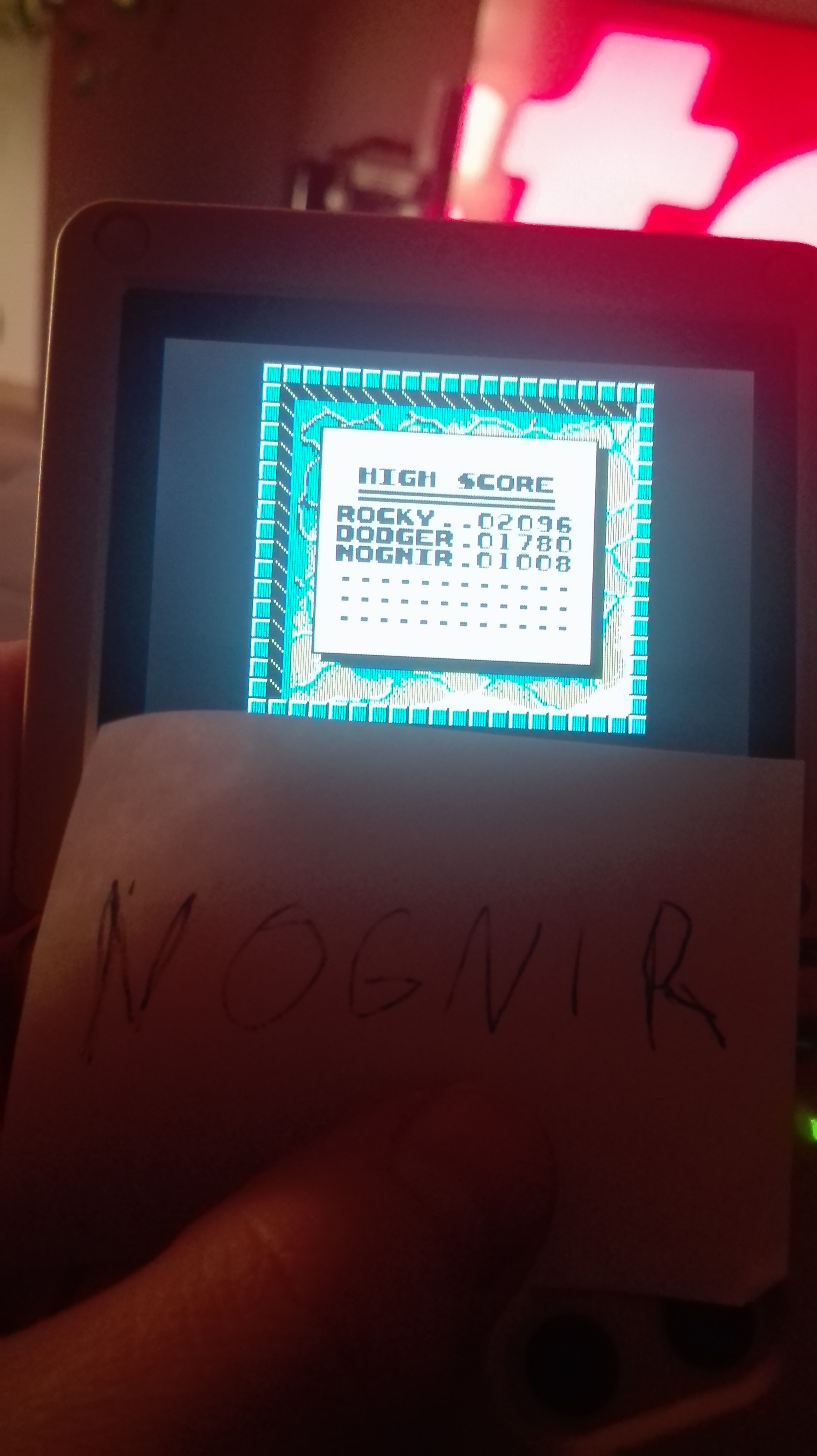 Nognir: Boulder Dash (Game Boy) 1,008 points on 2017-01-13 15:50:45