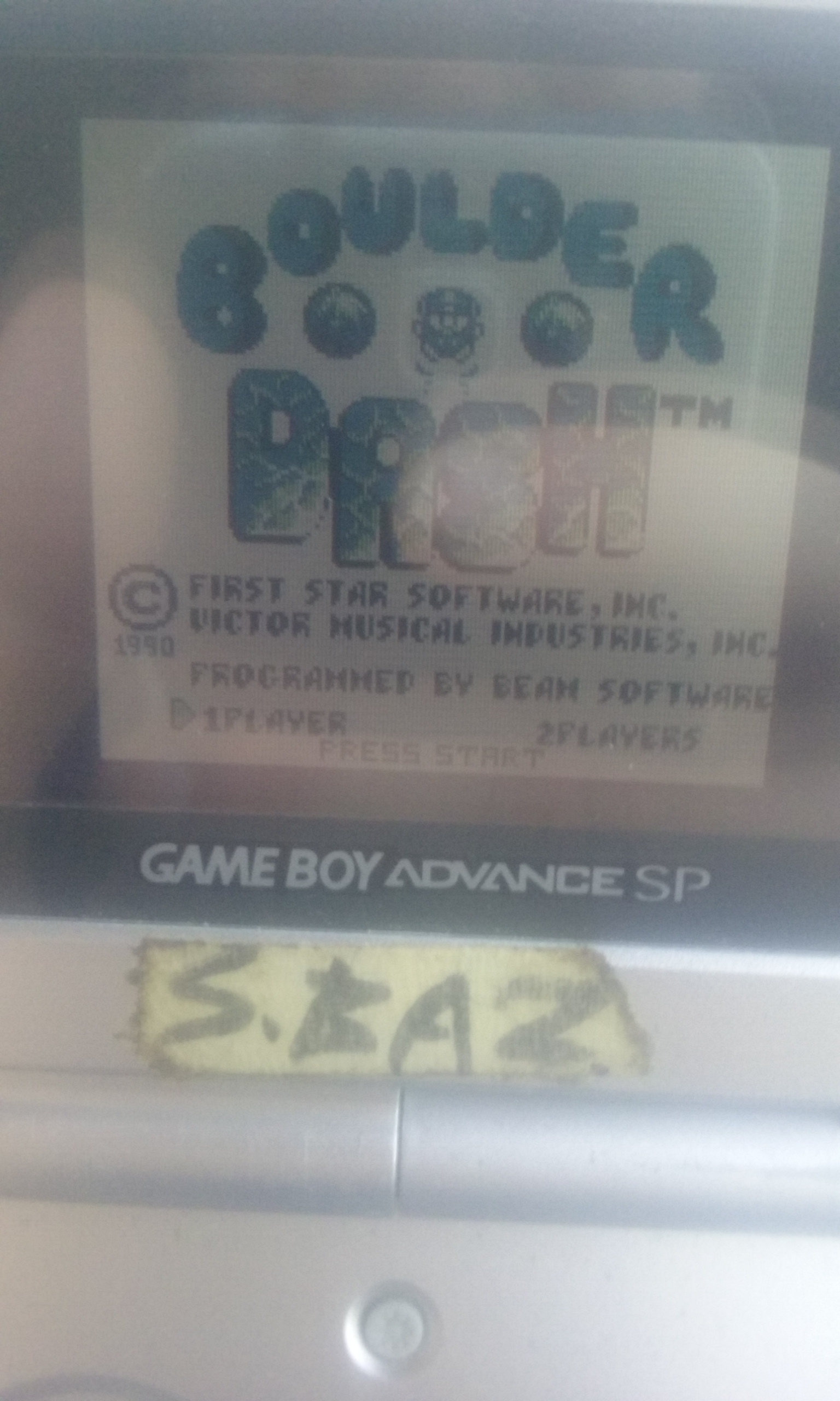 S.BAZ: Boulder Dash (Game Boy) 1,246 points on 2018-12-24 12:22:18