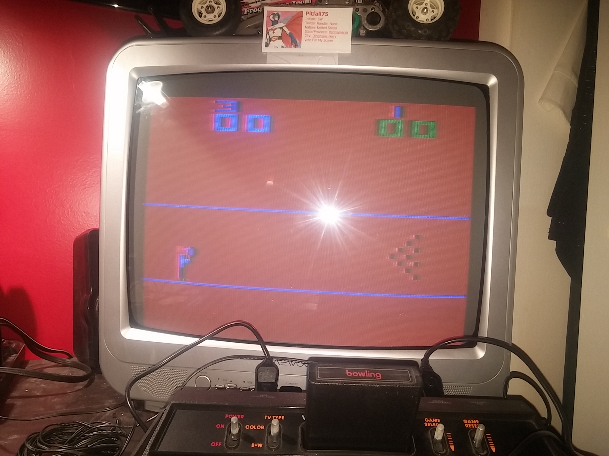 Pitfall75: Bowling: Game 3 (Atari 2600 Novice/B) 217 points on 2018-02-11 18:52:43