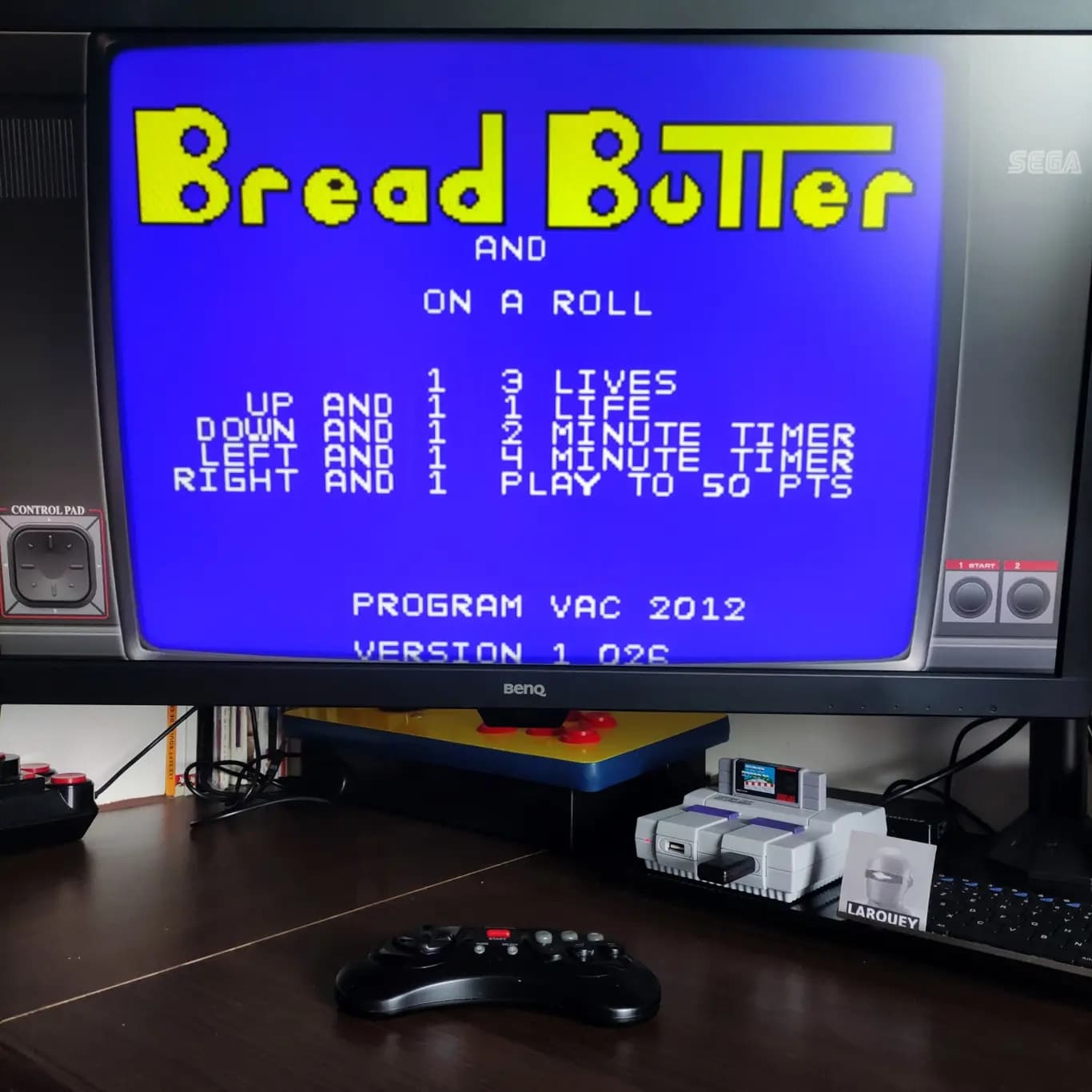 Larquey: Bread and Butter (Sega Master System Emulated) 11 points on 2022-08-09 00:29:05