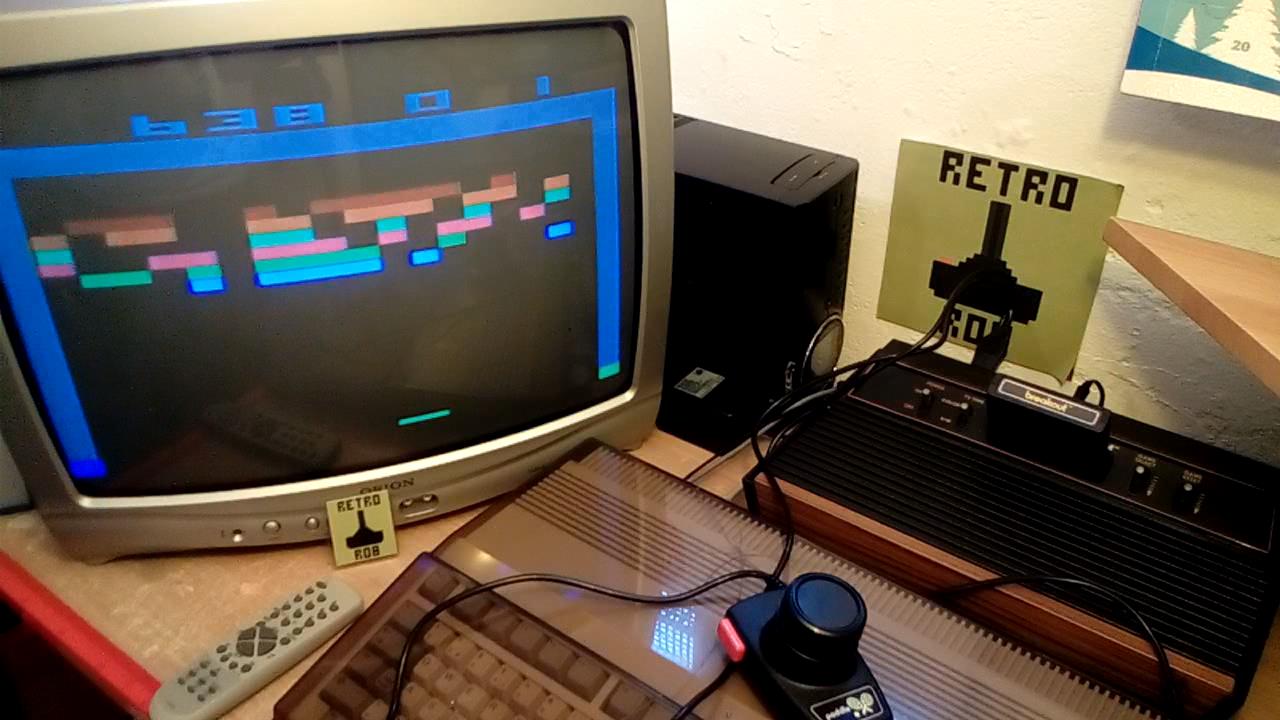 RetroRob: Breakout: Game 10 (Atari 2600 Novice/B) 638 points on 2019-08-16 10:11:12