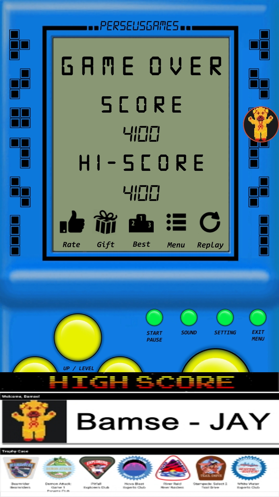High score evidence submitted by Bamse