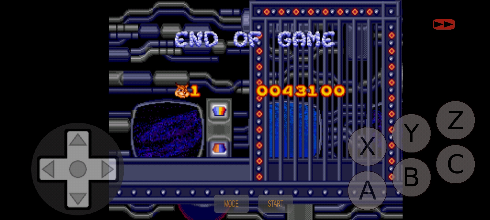 Hauntedprogram: Bubsy II (Sega Genesis / MegaDrive Emulated) 43,100 points on 2022-07-23 09:53:12