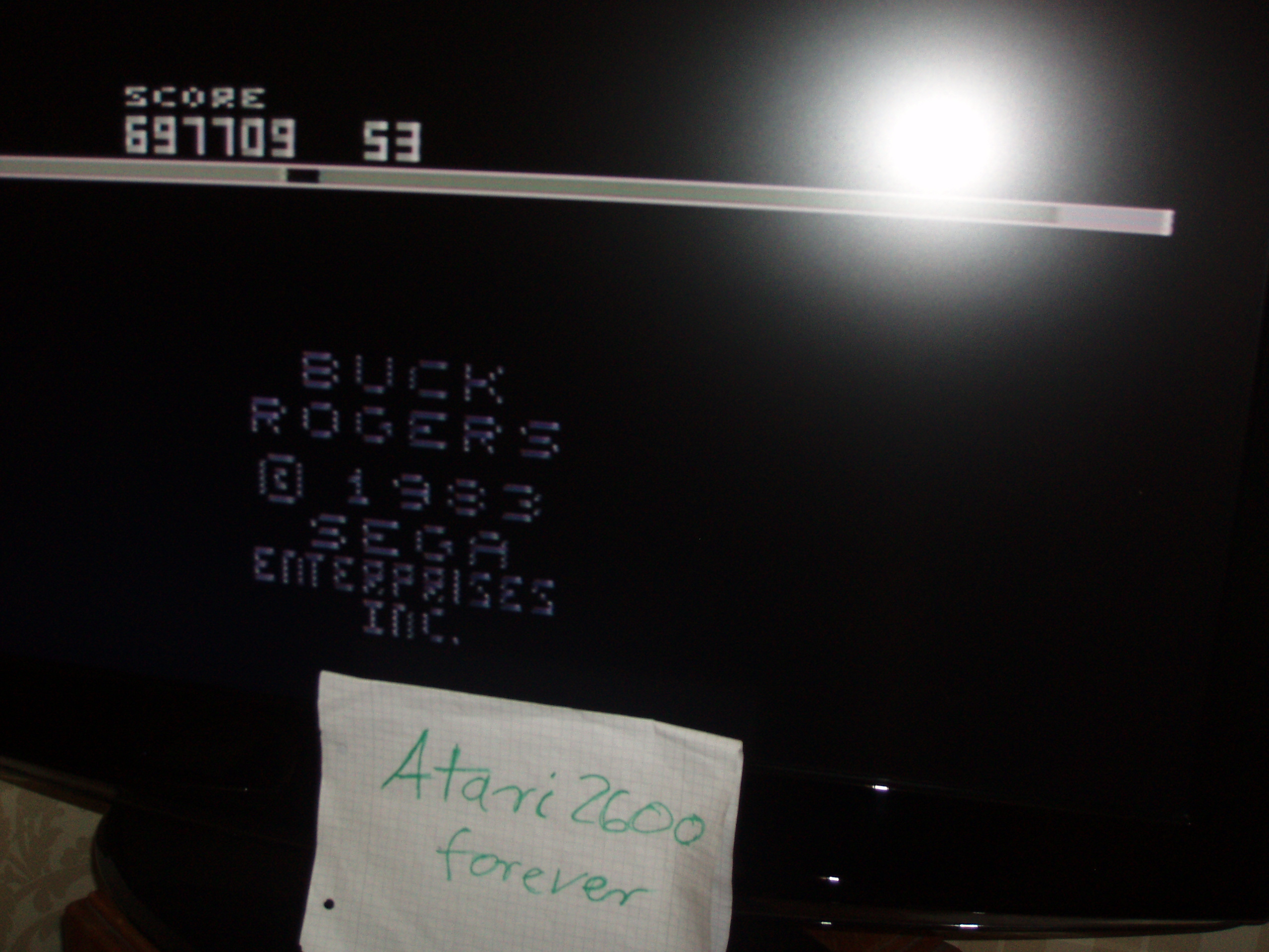atari2600forever: Buck Rogers: Planet of Zoom (Atari 2600 Novice/B) 697,709 points on 2016-06-06 02:39:54