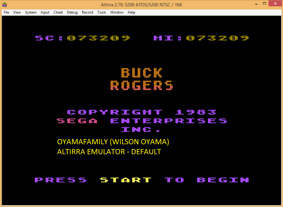oyamafamily: Buck Rogers: Planet of Zoom (Atari 5200 Emulated) 73,209 points on 2016-03-20 18:21:09
