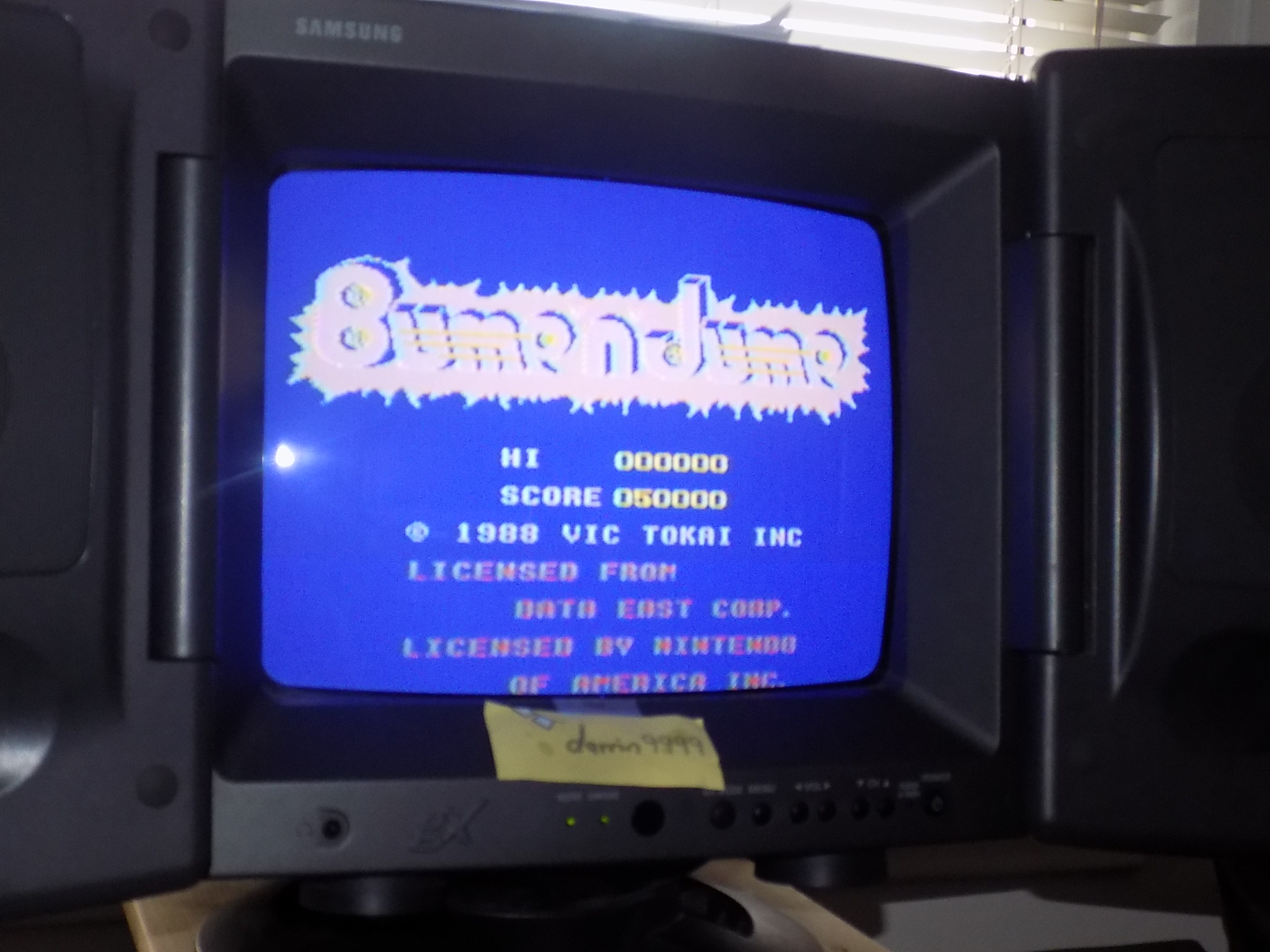 darrin9999: Bump N Jump (NES/Famicom) 18,550 points on 2018-02-06 14:20:51