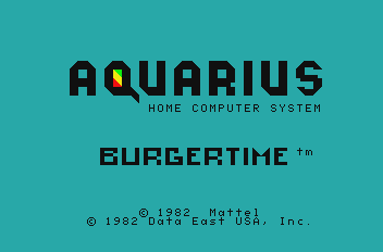 ed1475: BurgerTime (Aquarius Emulated) 13,250 points on 2016-11-04 21:07:37