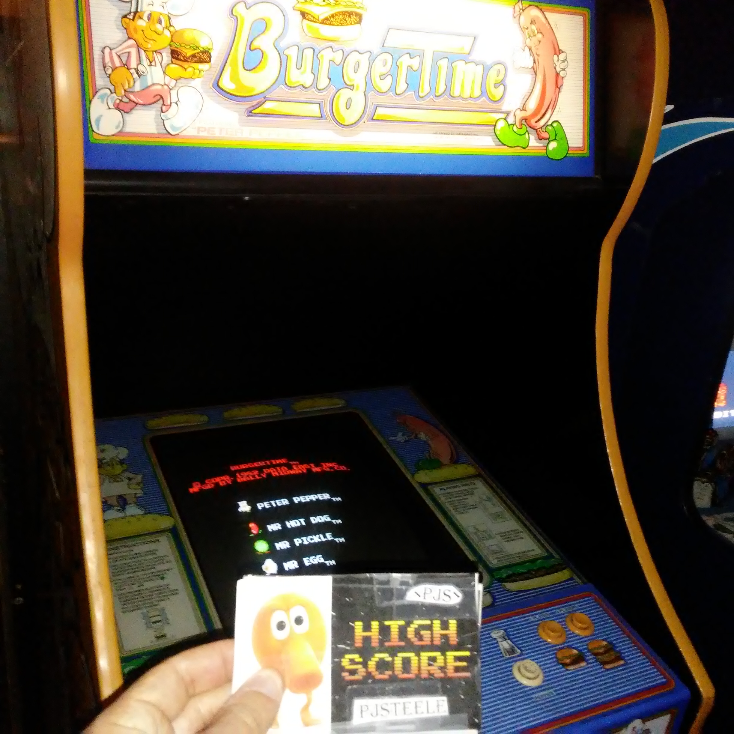 BurgerTime 12,400 points