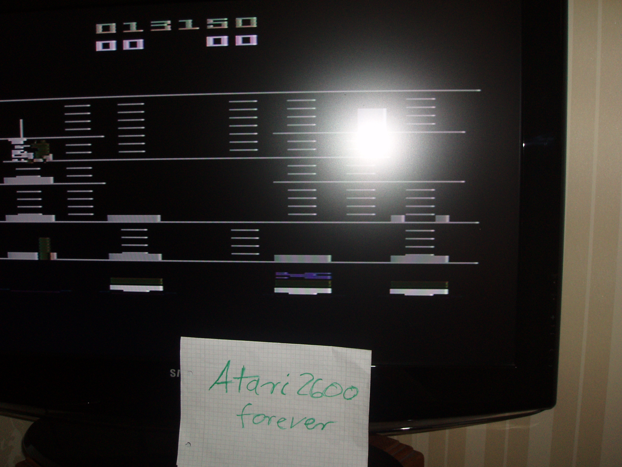 atari2600forever: BurgerTime (Atari 2600) 13,150 points on 2015-08-21 04:56:04