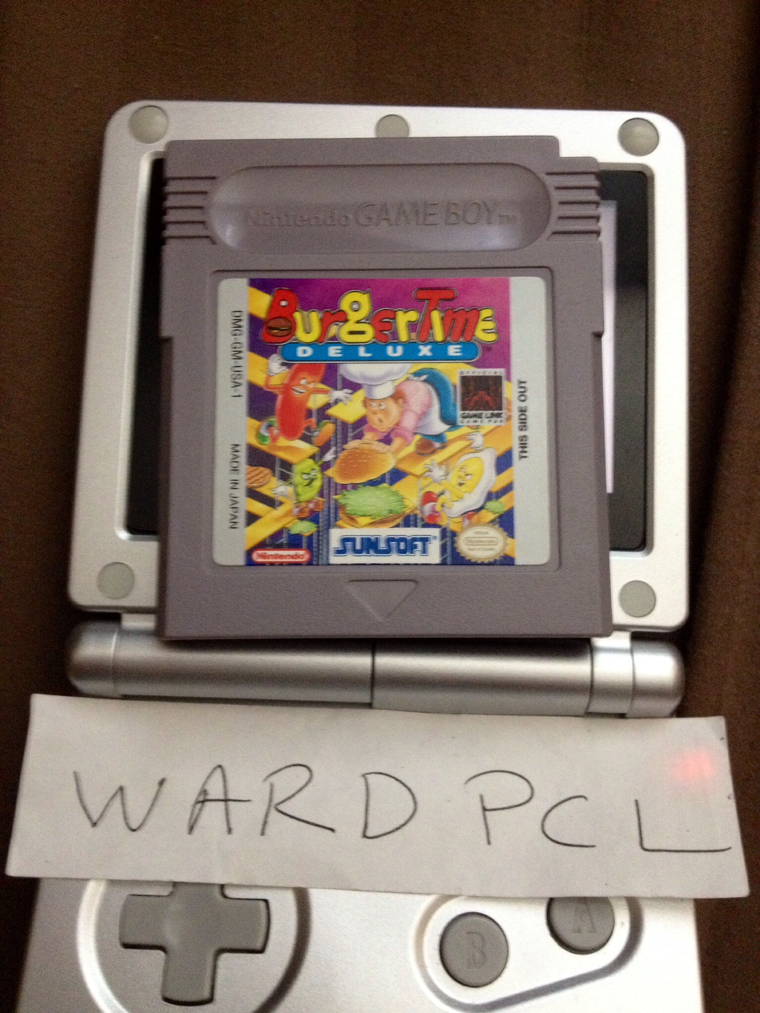 Wardpcl: Burgertime Deluxe (Game Boy) 51,800 points on 2015-09-07 16:38:35