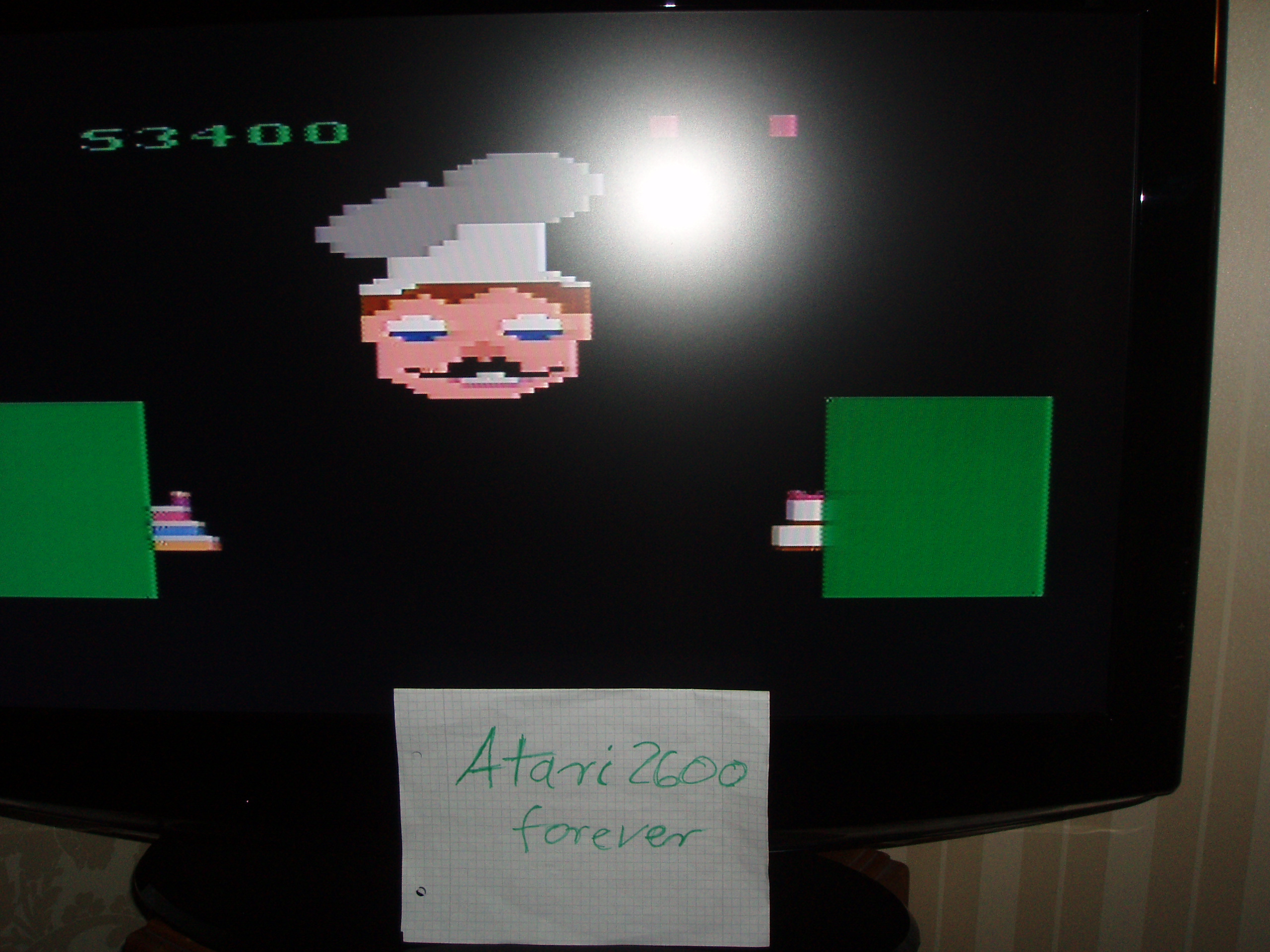 atari2600forever: Cakewalk (Atari 2600 Novice/B) 53,400 points on 2015-11-25 03:30:10