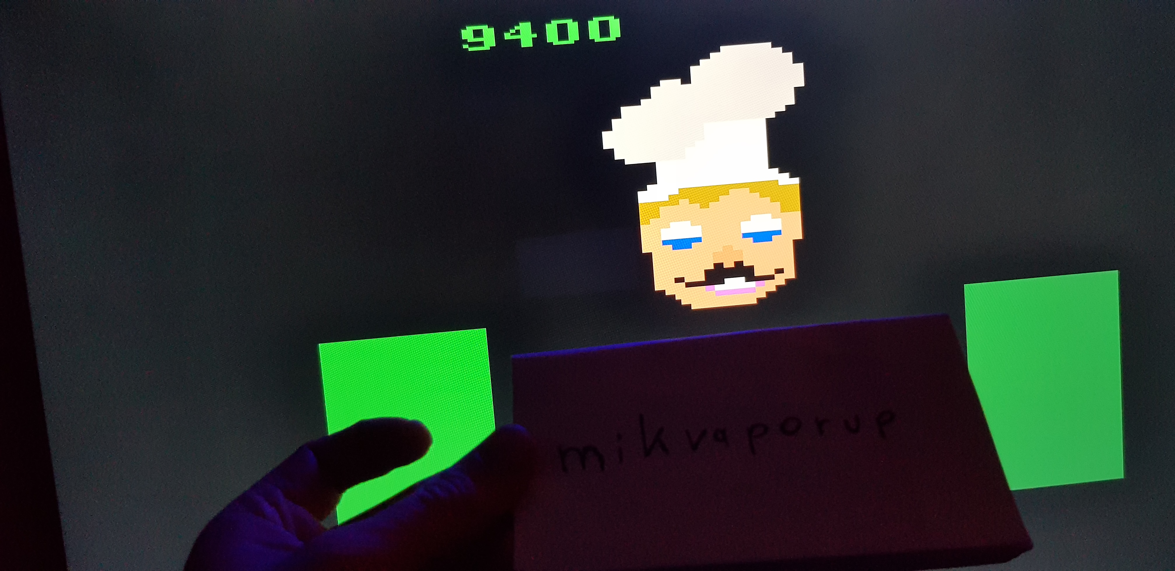 mikvaporup: Cakewalk (Atari 2600 Emulated Novice/B Mode) 9,400 points on 2019-08-21 12:32:43