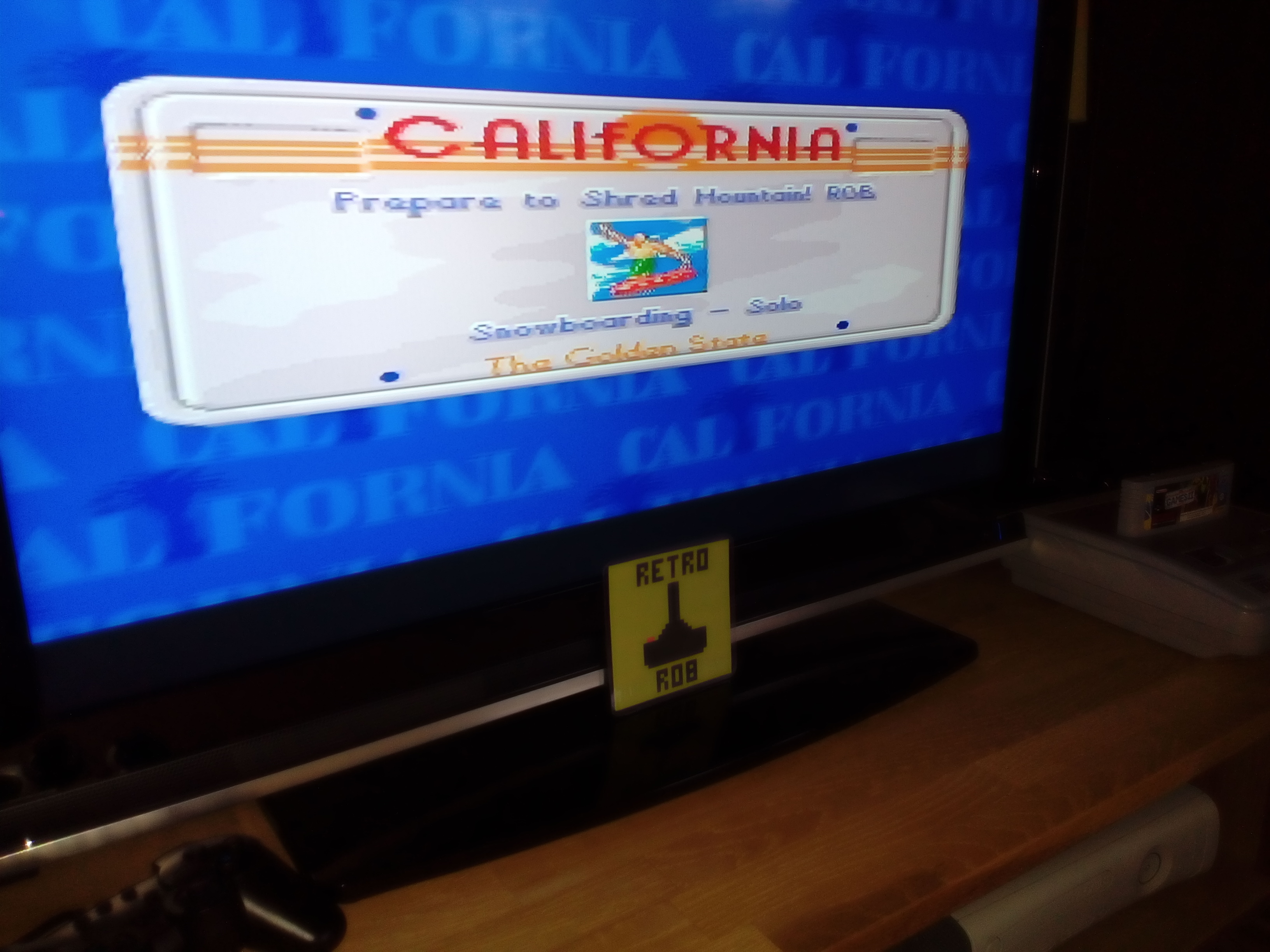 RetroRob: California Games II [Snowboarding] (SNES/Super Famicom) 17,000 points on 2019-03-10 07:29:08