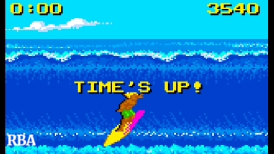 California Games: Surfing 3,540 points
