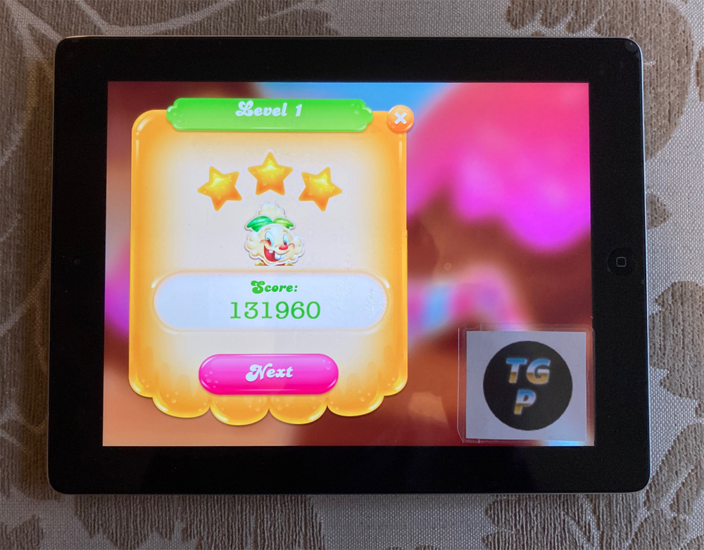 80sChips: Candy Crush Jelly Saga: Level 0001 (iOS) 131,960 points on 2020-08-27 09:54:52