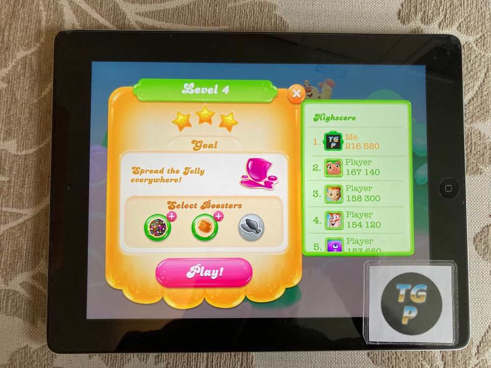 80sChips: Candy Crush Jelly Saga: Level 0004 (iOS) 216,580 points on 2020-08-27 09:58:52